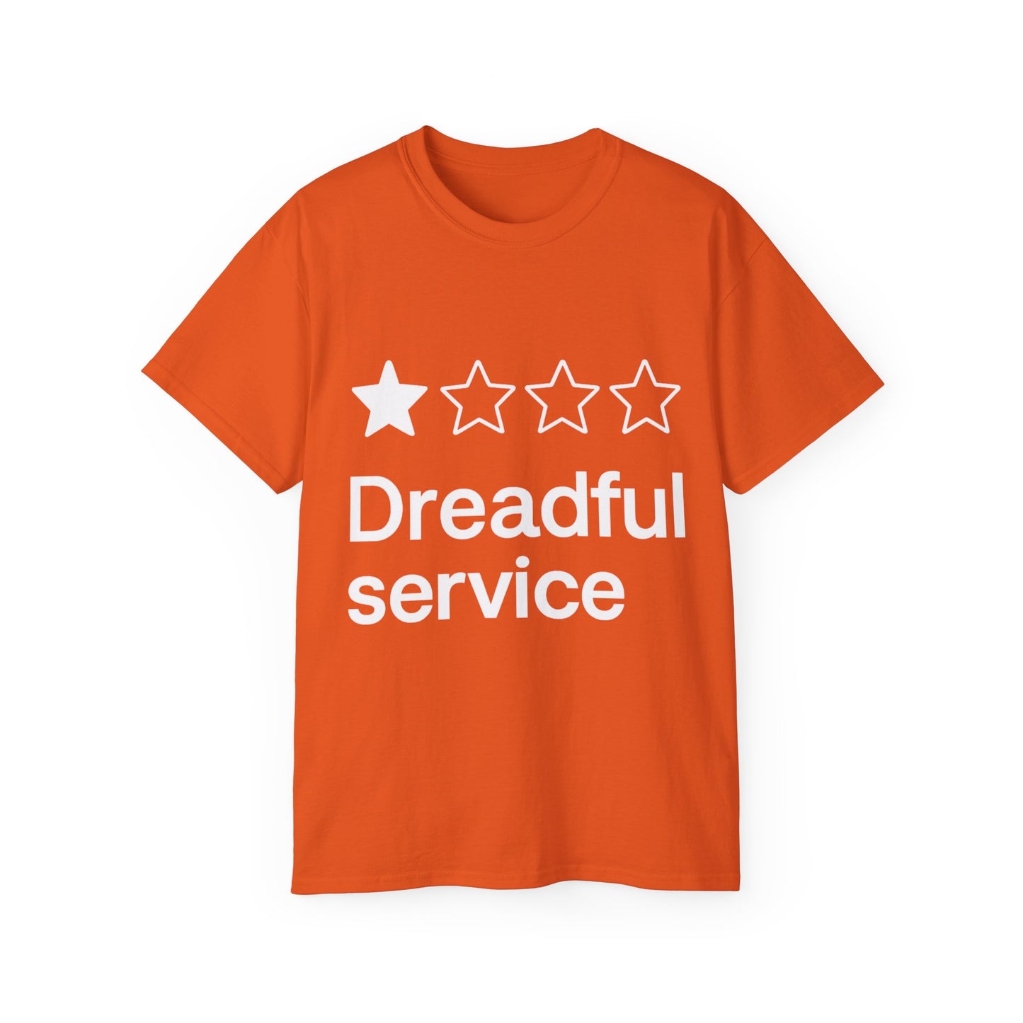 One Star Dreadful Service T-Shirt