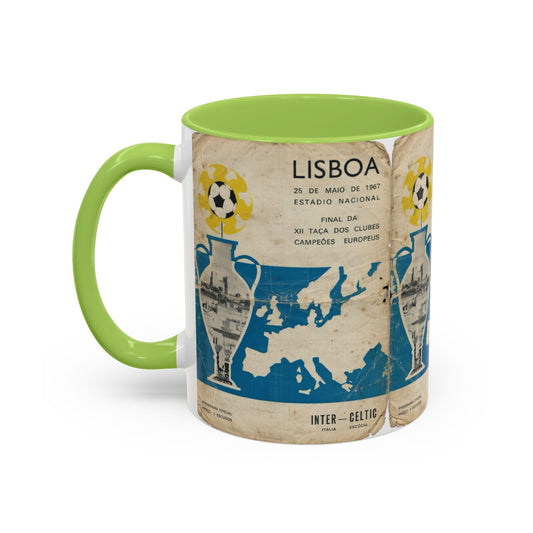1967 European Cup Final Poster Celtic Inter Coffee Mug (11, 15oz)