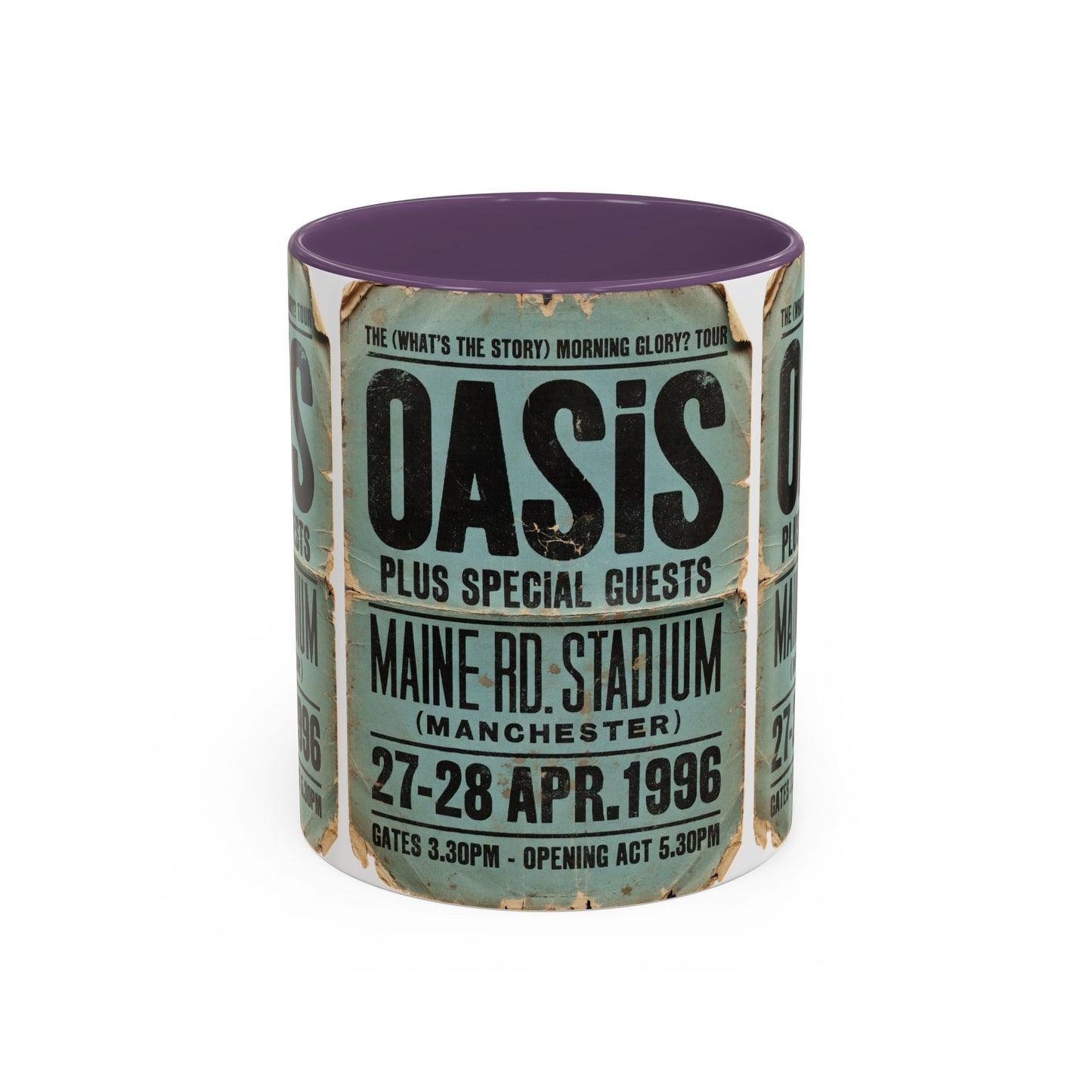 Oasis Maine Road 1996 Poster Coffee Mug (11, 15oz)