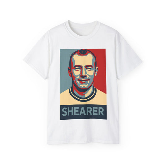 Alan Shearer Hope Poster T-Shirt - England Newcastle United