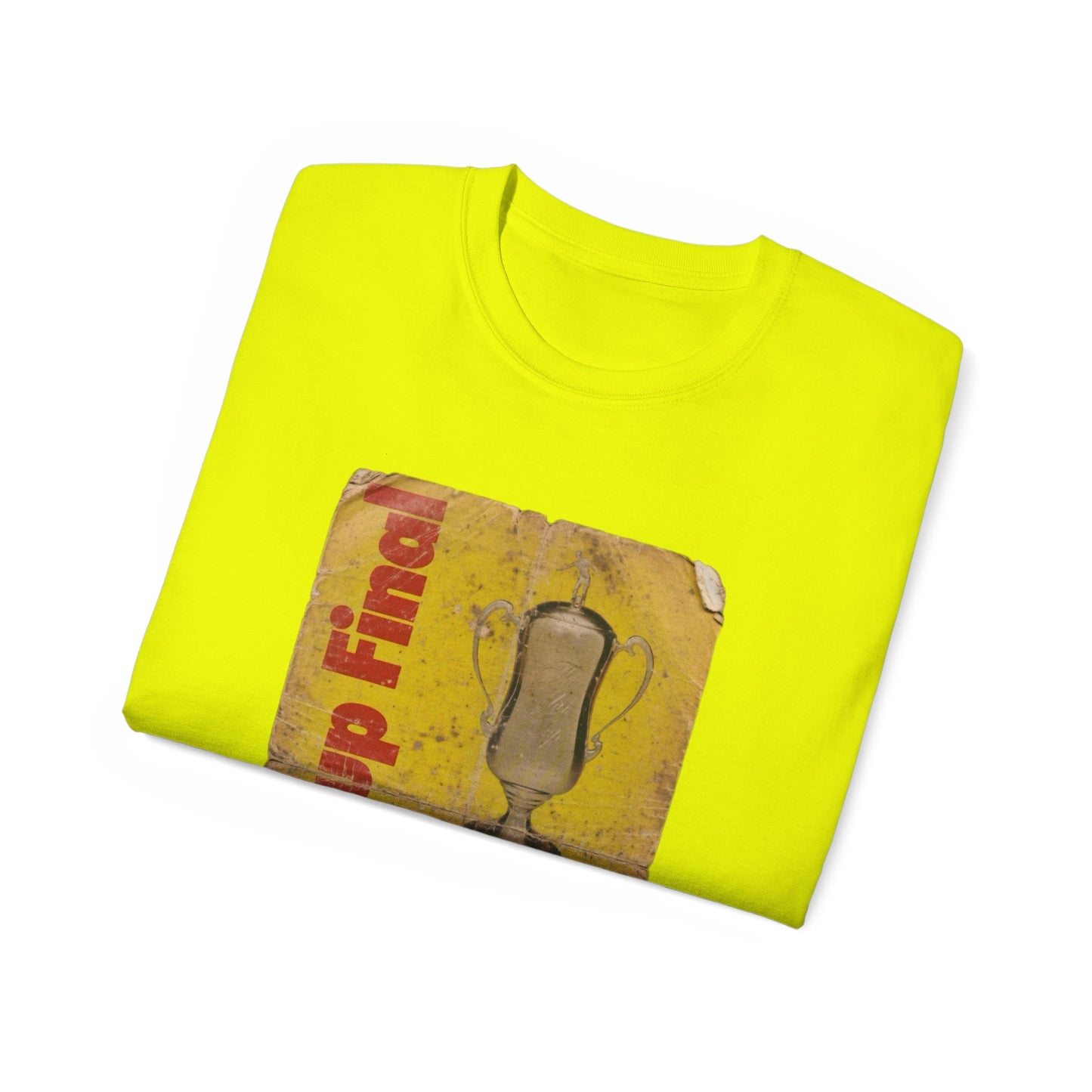 1985 Milk Cup Final Norwich City Sunderland Programme Poster Unisex Ultra Cotton Tee