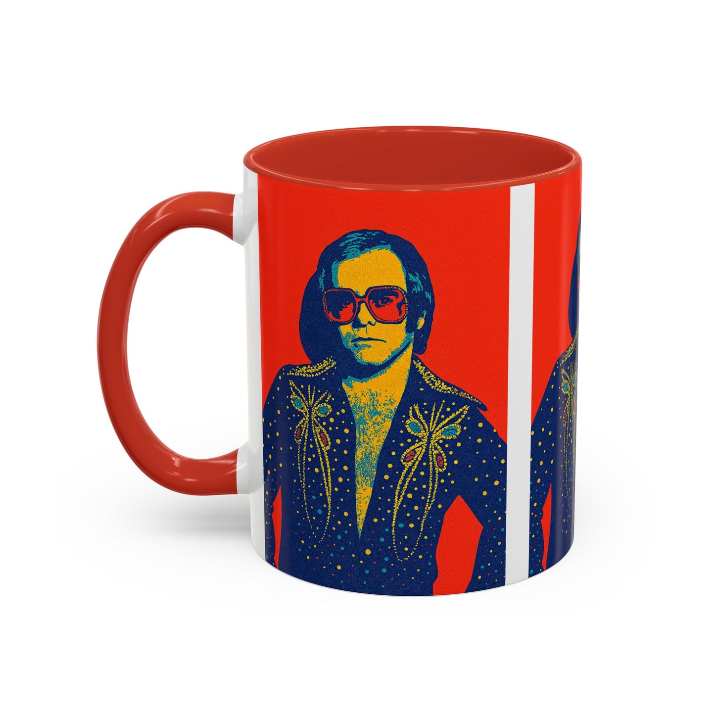 E. John Pop Art Mug