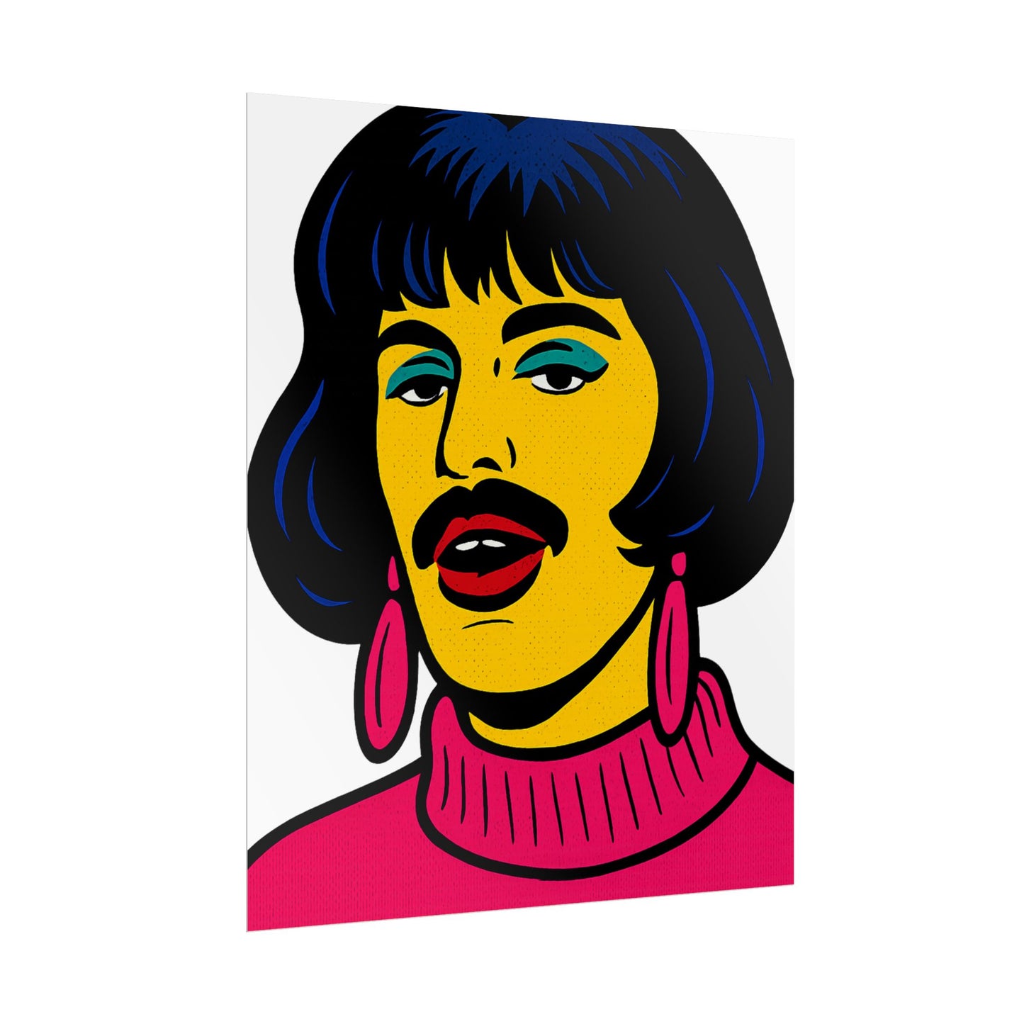 Mercury Pop Art I Want To Break Free Poster