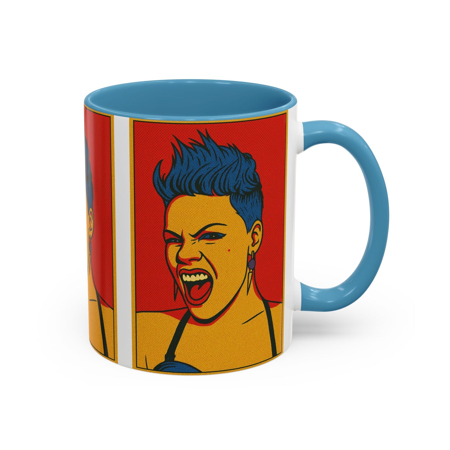 Pink Pop Art Mug