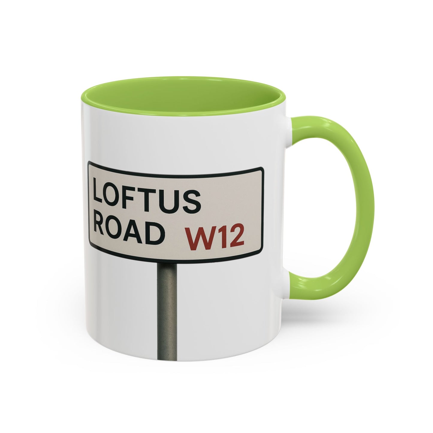 Loftus Road QPR Road Sign Mug