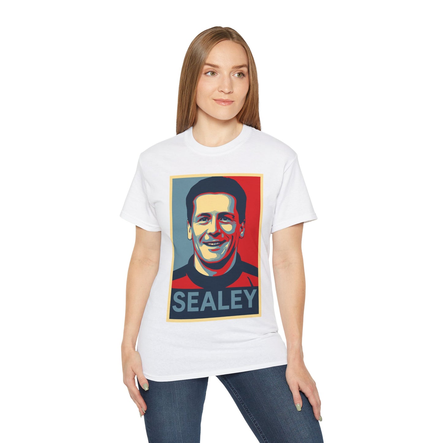 Les Sealey Hope Poster T-Shirt - Manchester United Luton Town