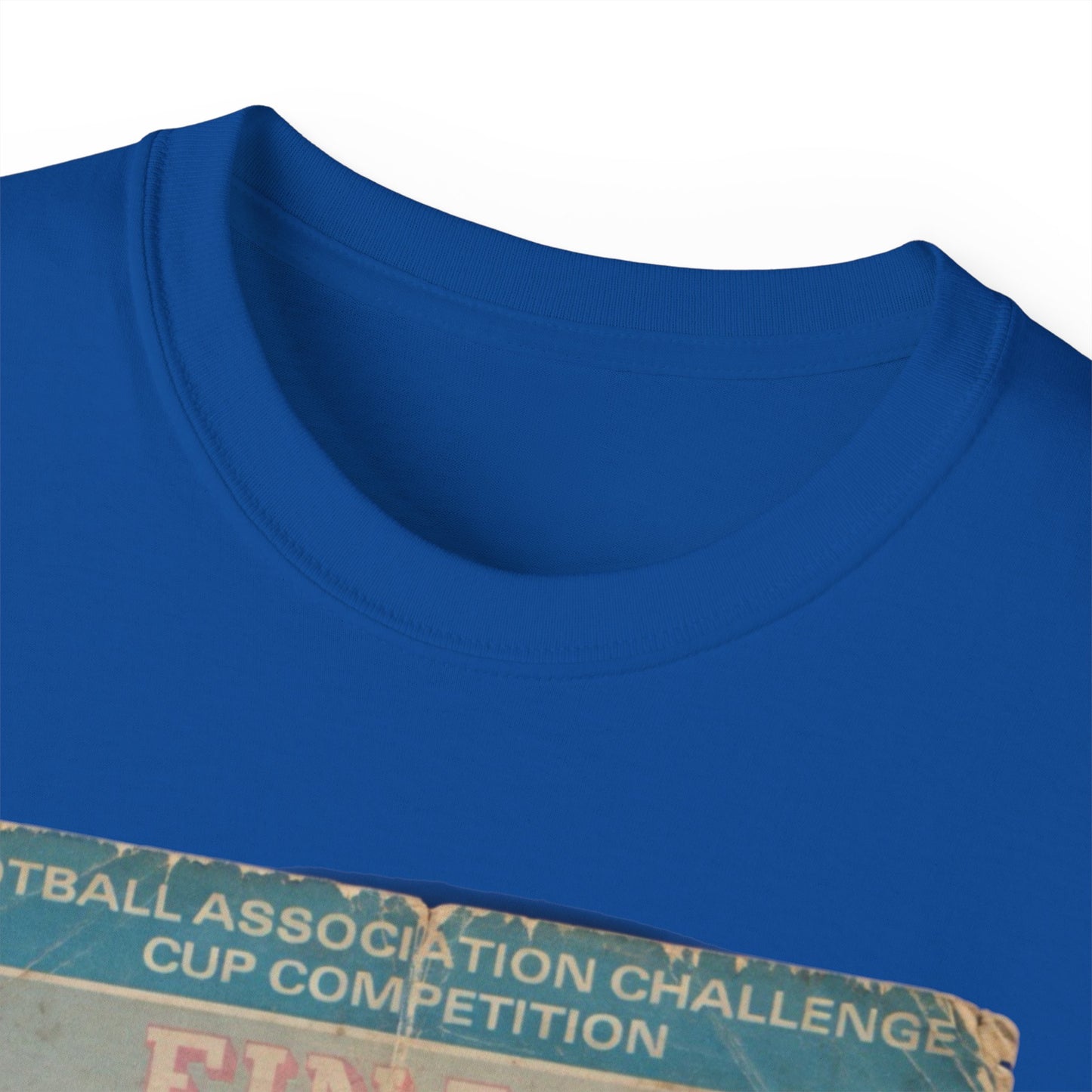 1975 FA Cup Final Programme Poster West Ham Fulham Unisex Ultra Cotton Tee