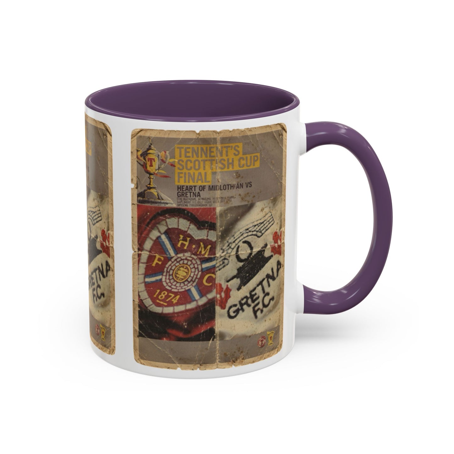 2006 Scottish Challenge Cup Final Hearts Gretna Accent Coffee Mug (11, 15oz)