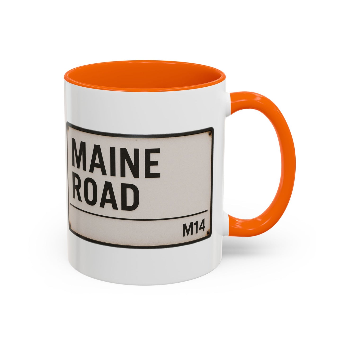 Maine Road Manchester City Road Sign Mug