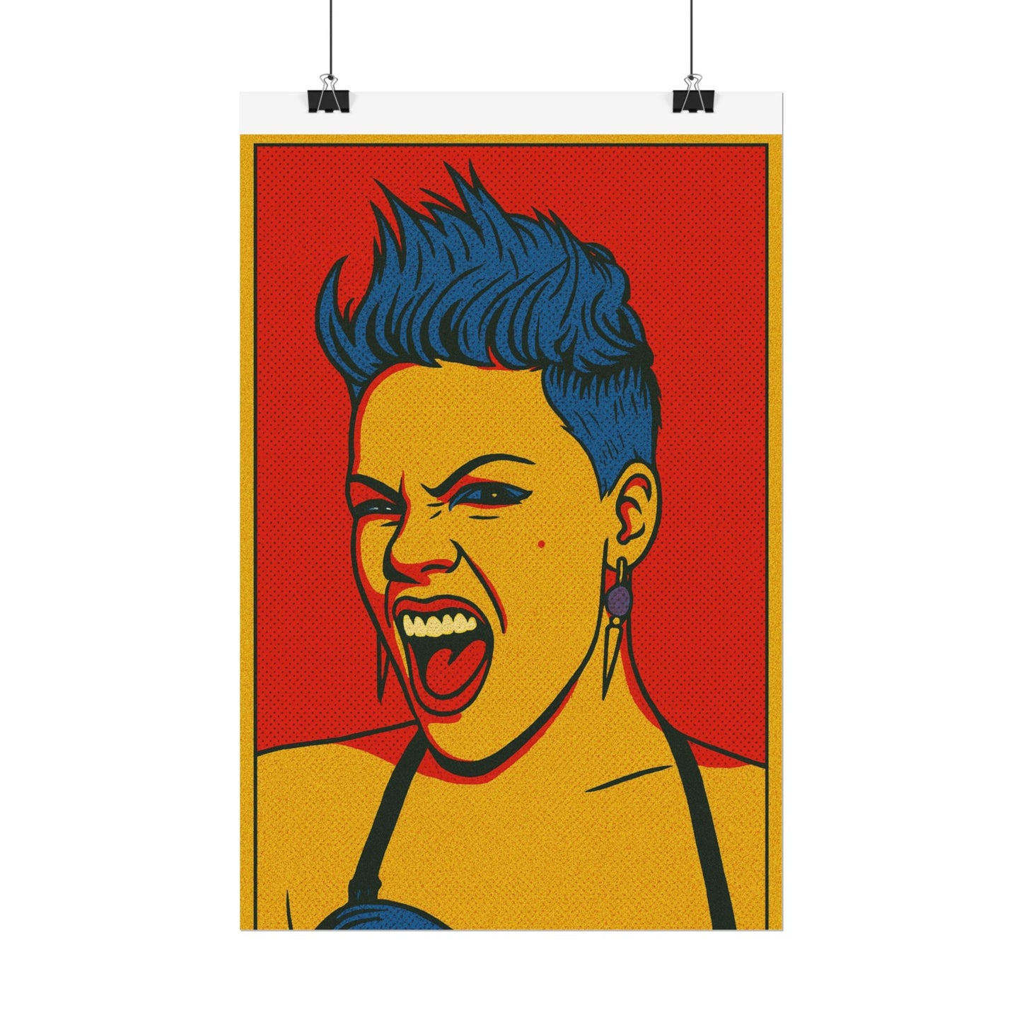 Pink Pop Art Poster