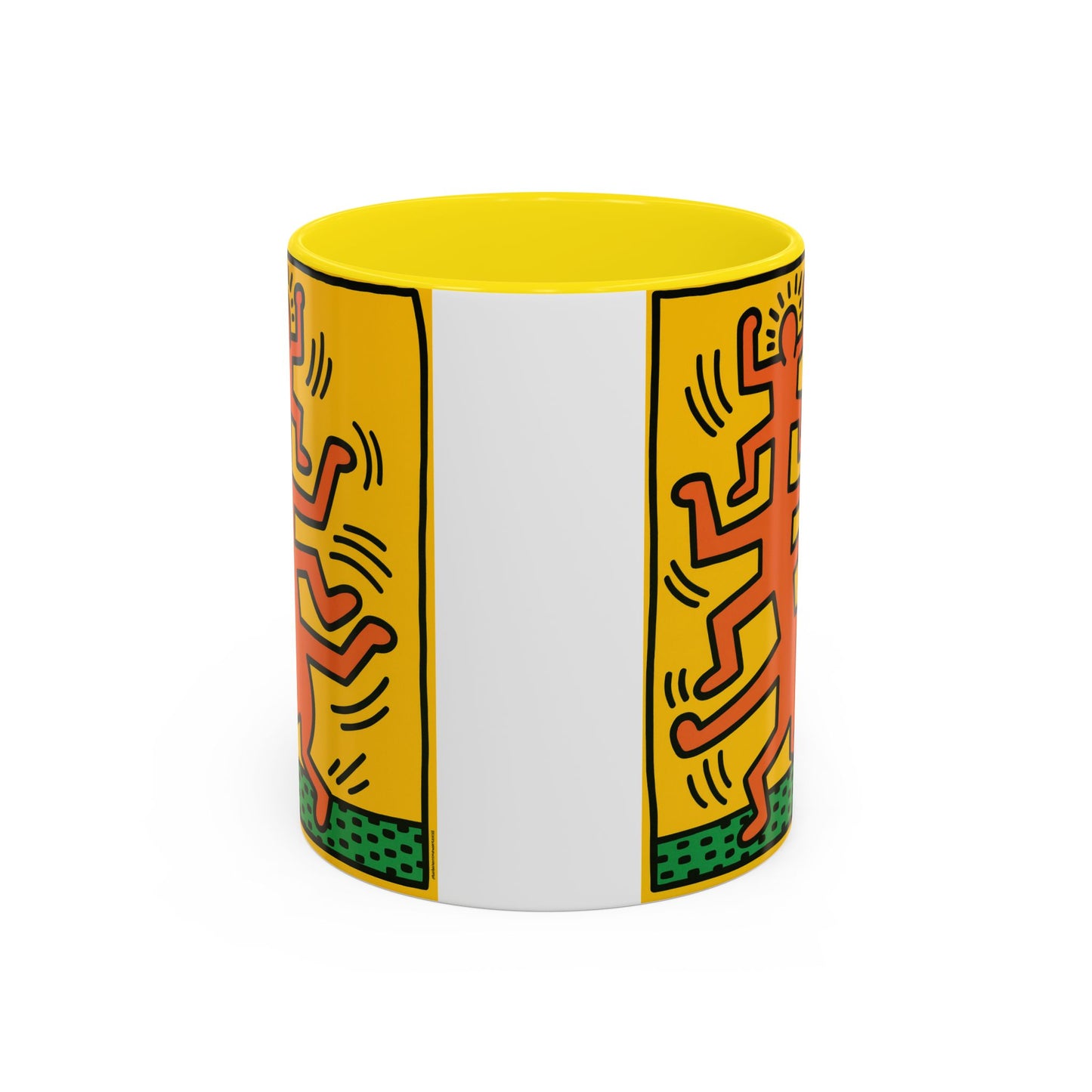 Keith Haring Plate No. 1 (from the Growing suite) Orange Mug