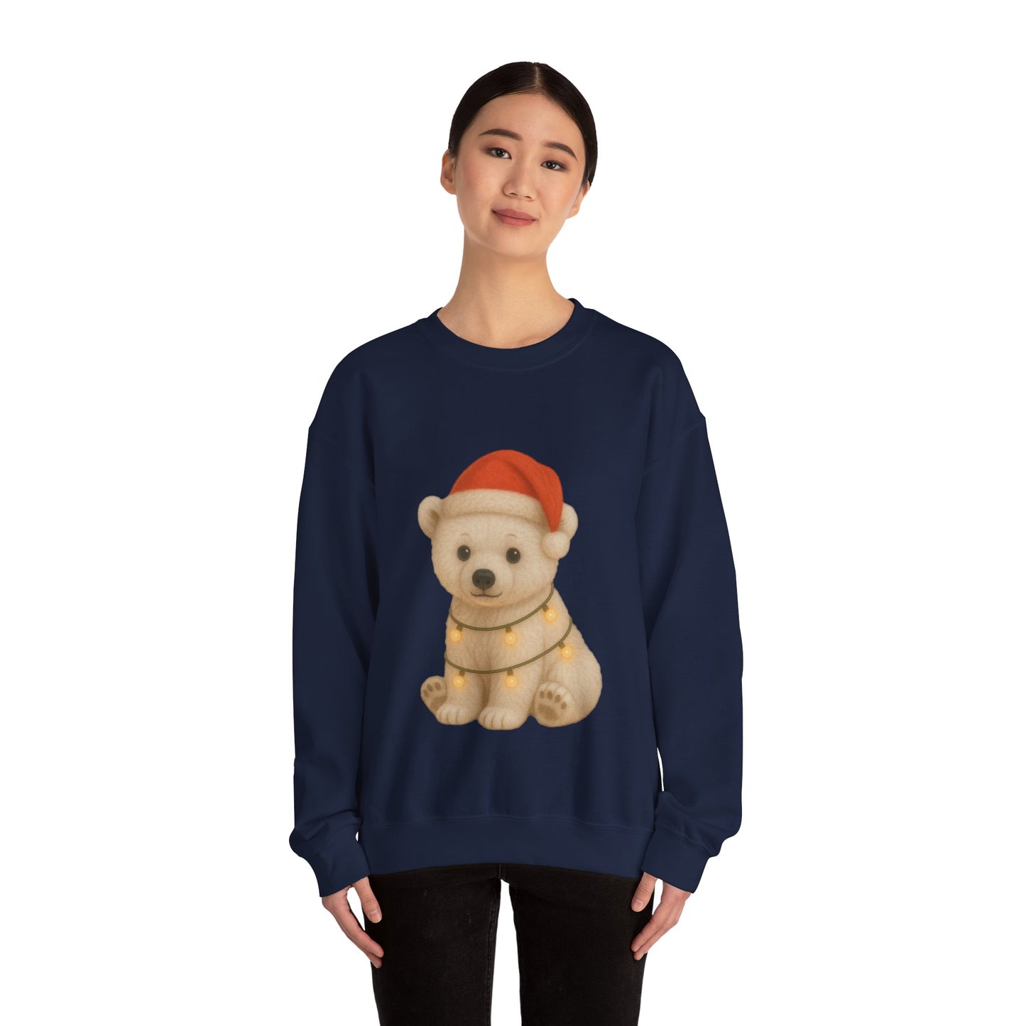 Cozy Christmas Polar Bear Sweatshirt
