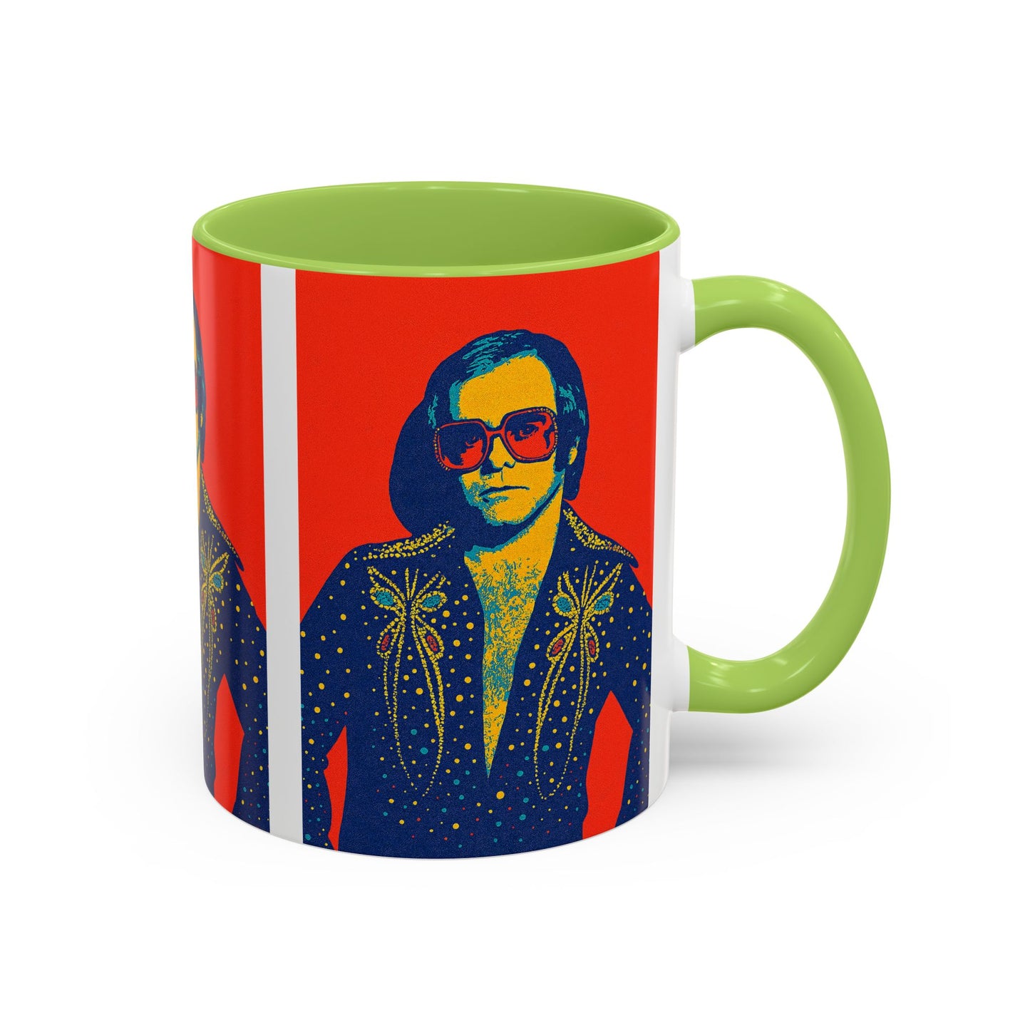E. John Pop Art Mug