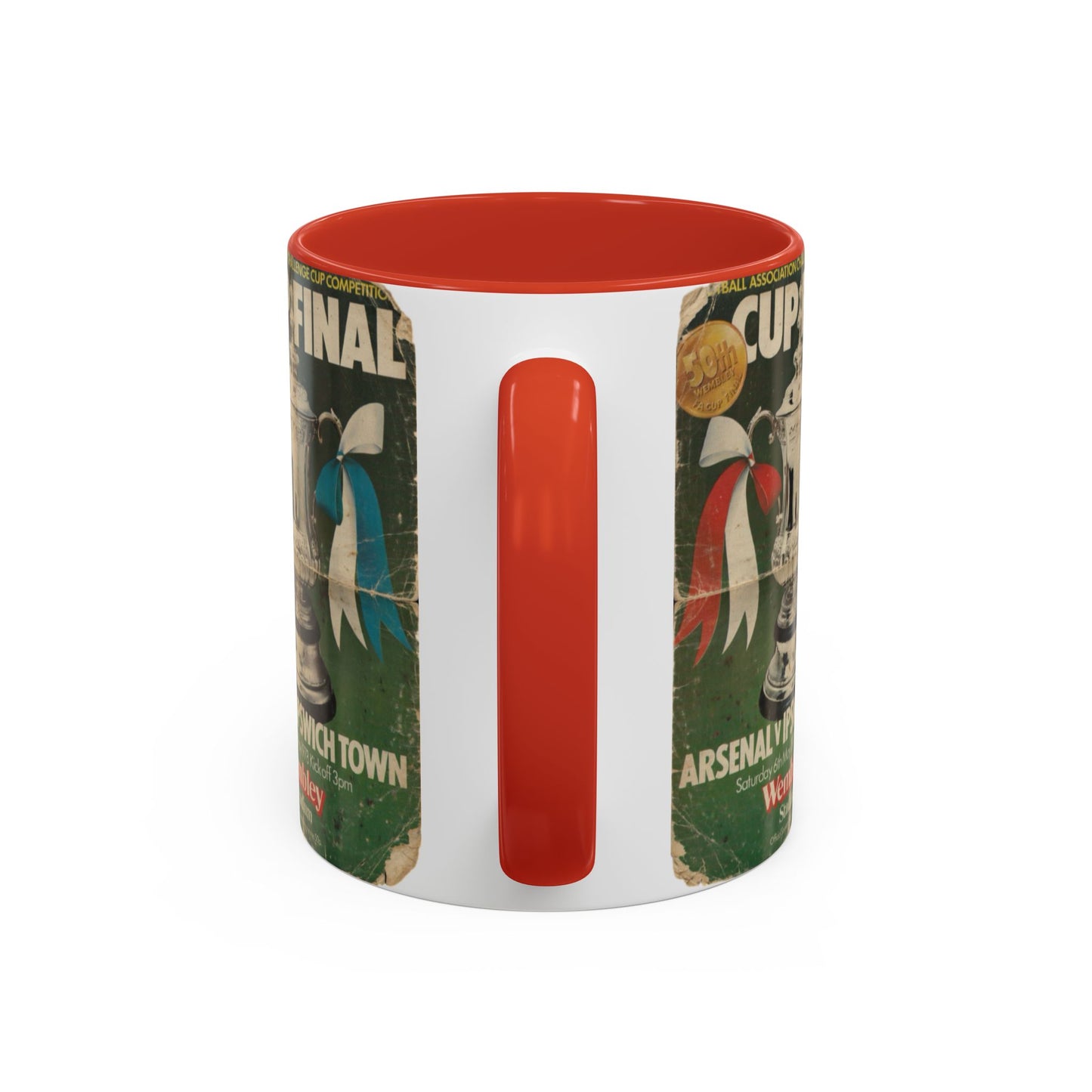 1978 FA Cup Final Programme Ipswich Town Arsenal Poster Accent Coffee Mug (11, 15oz)