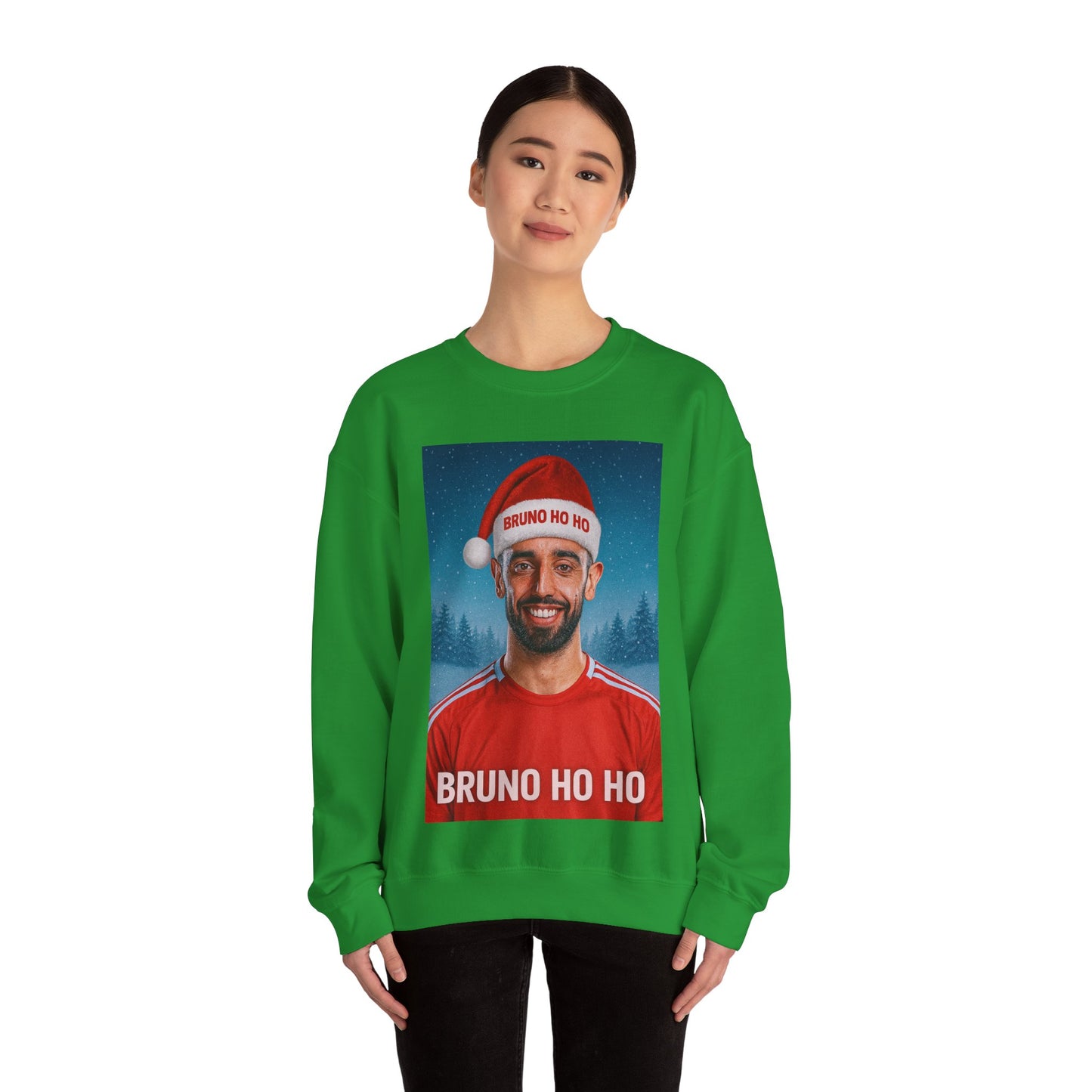 Bruno Ho Ho Ho Bruno Fernandes Manchester United Christmas Jumper