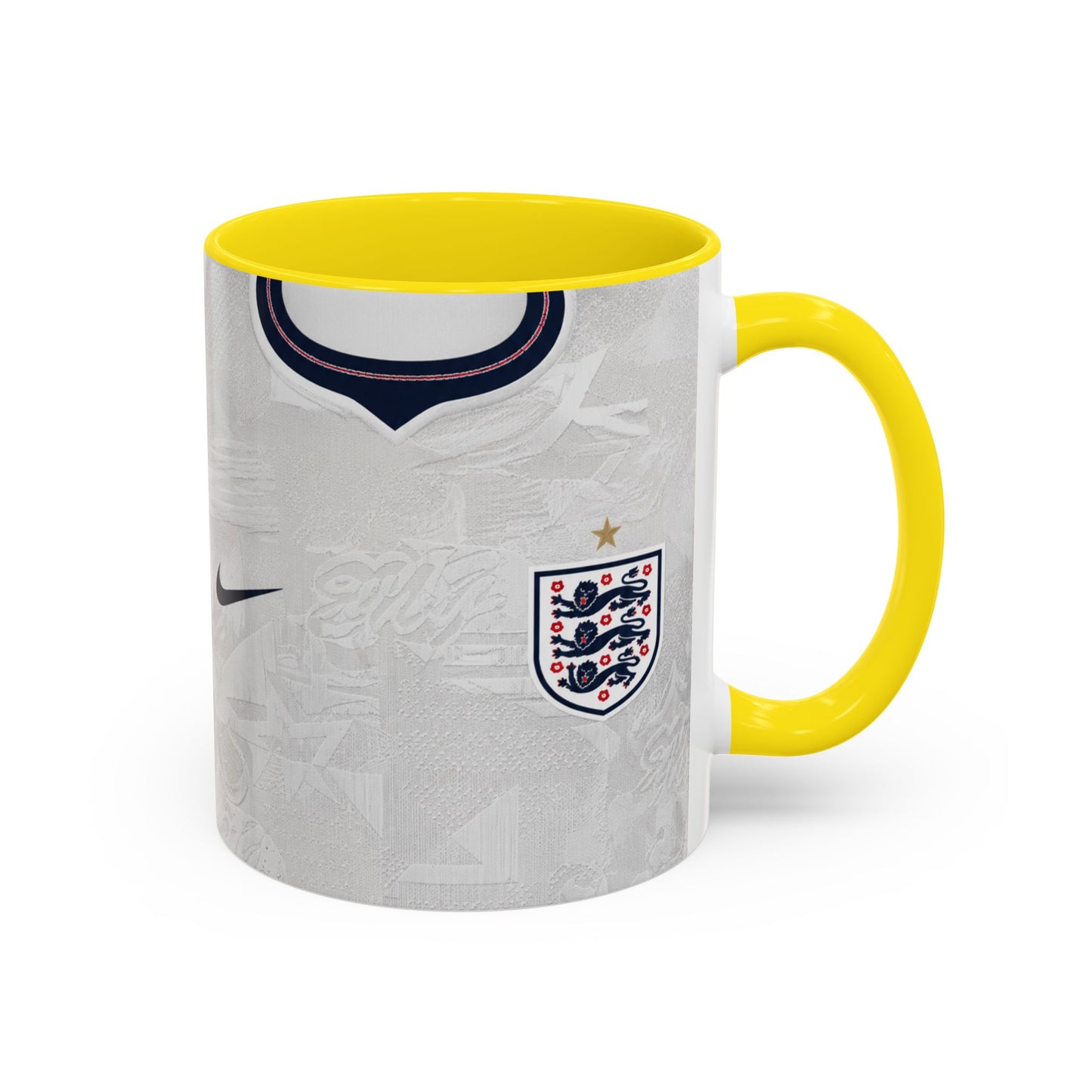 England 2026 World Cup Shirt Accent Coffee Mug (11, 15oz)
