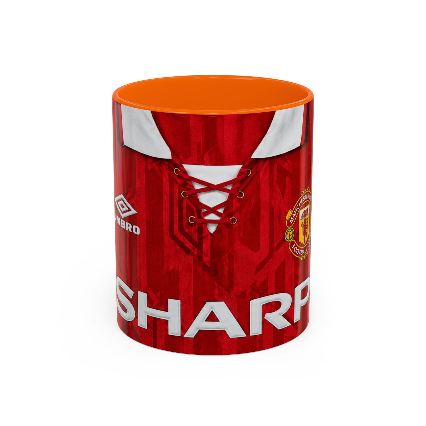 Manchester United 1992 - 94 Shirt Accent Coffee Mug (11, 15oz)