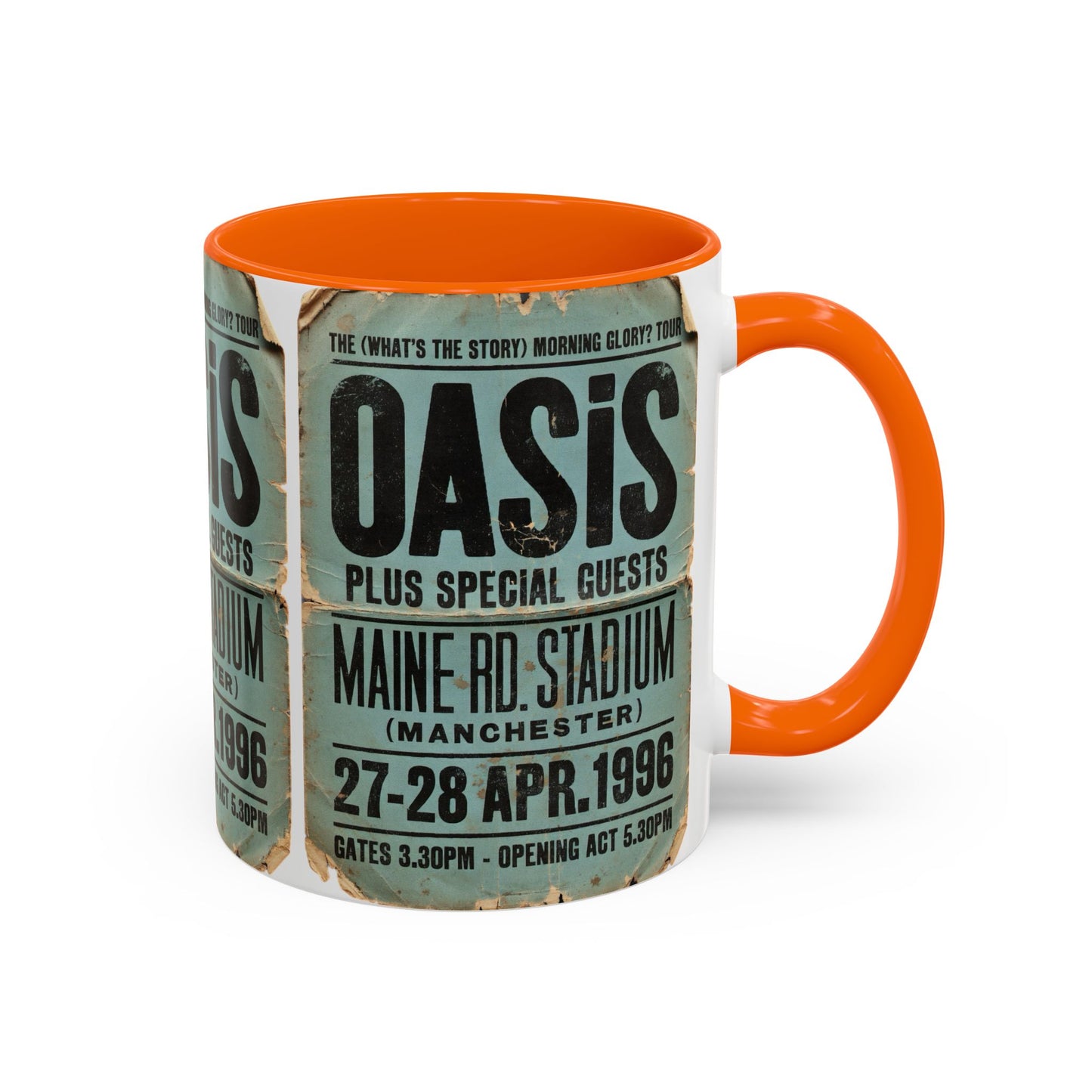 Oasis Maine Road 1996 Poster Coffee Mug (11, 15oz)