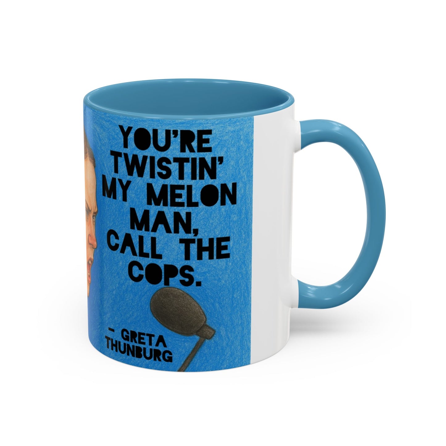 Greta Thunberg Happy Mondays Step On Mug