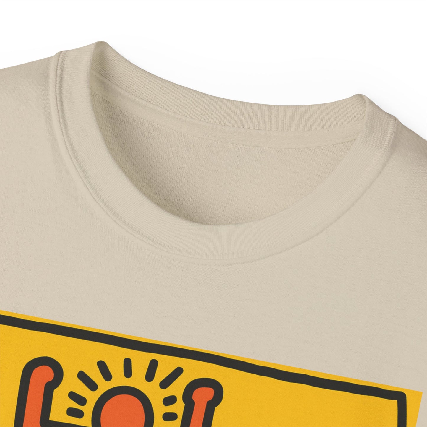 Keith Haring Plate No. 1 (from the Growing suite) Orange T-Shirt