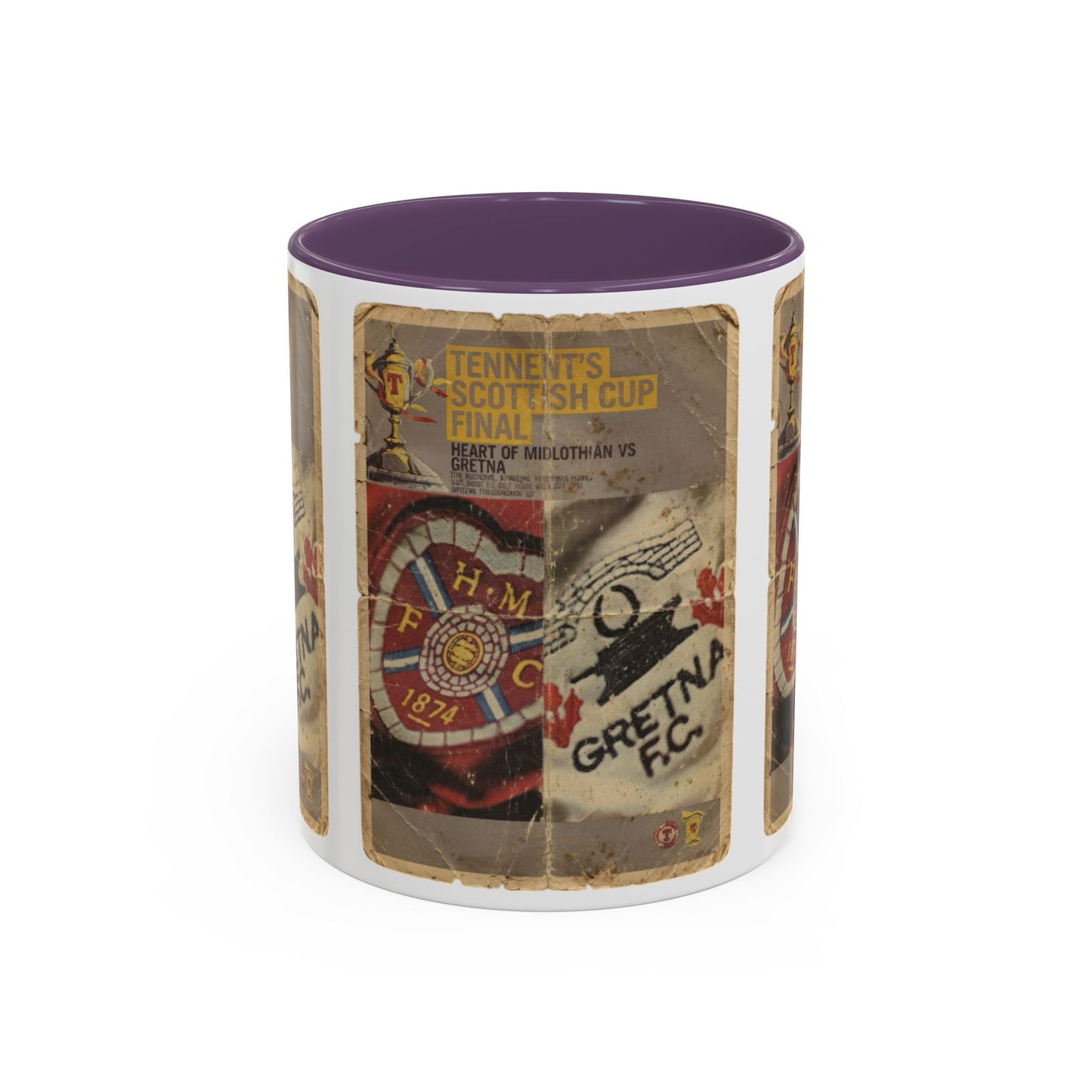 2006 Scottish Challenge Cup Final Hearts Gretna Accent Coffee Mug (11, 15oz)