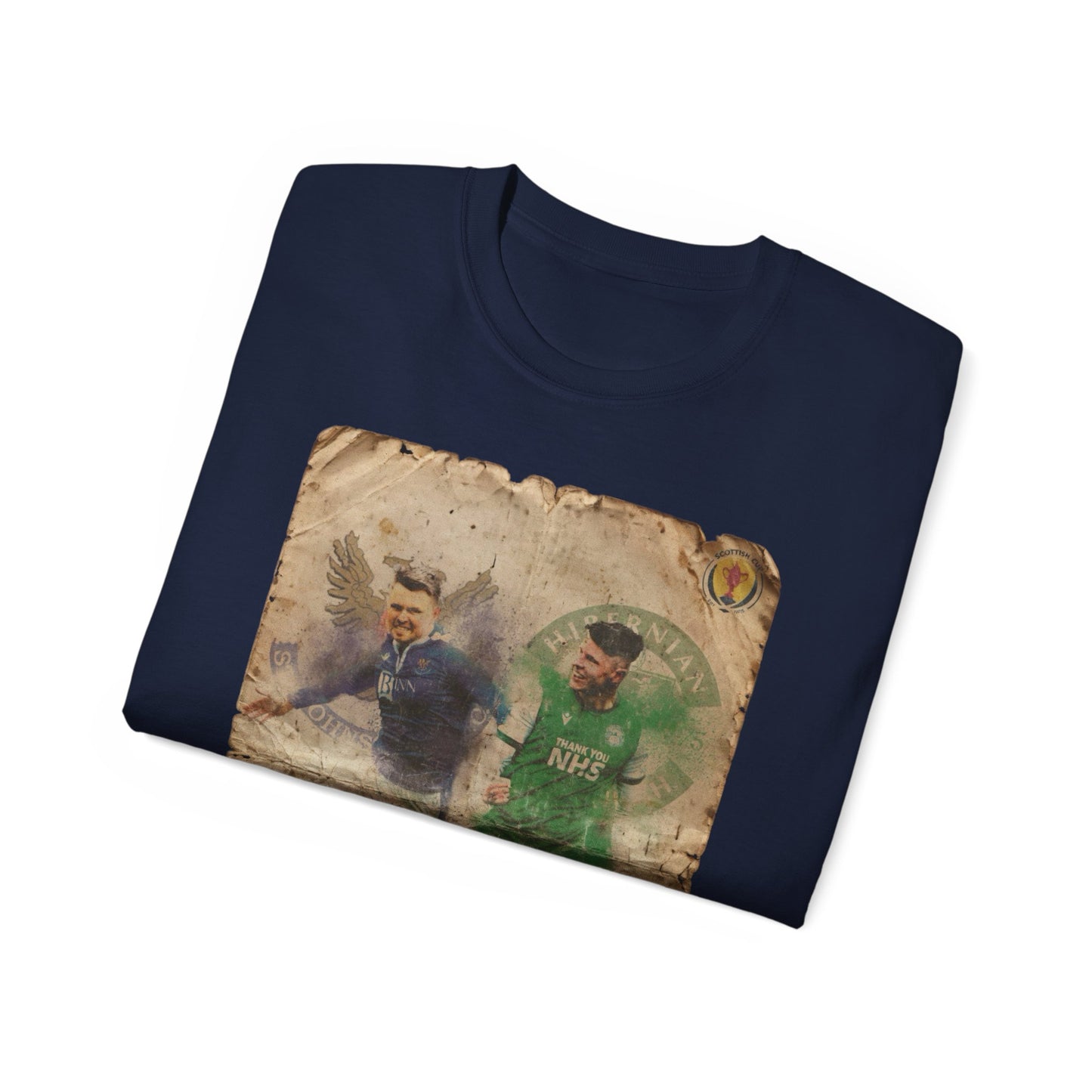 2021 Scottish challenge cup final St Johnstone Hibernian Programme Poster Unisex Ultra Cotton Tee