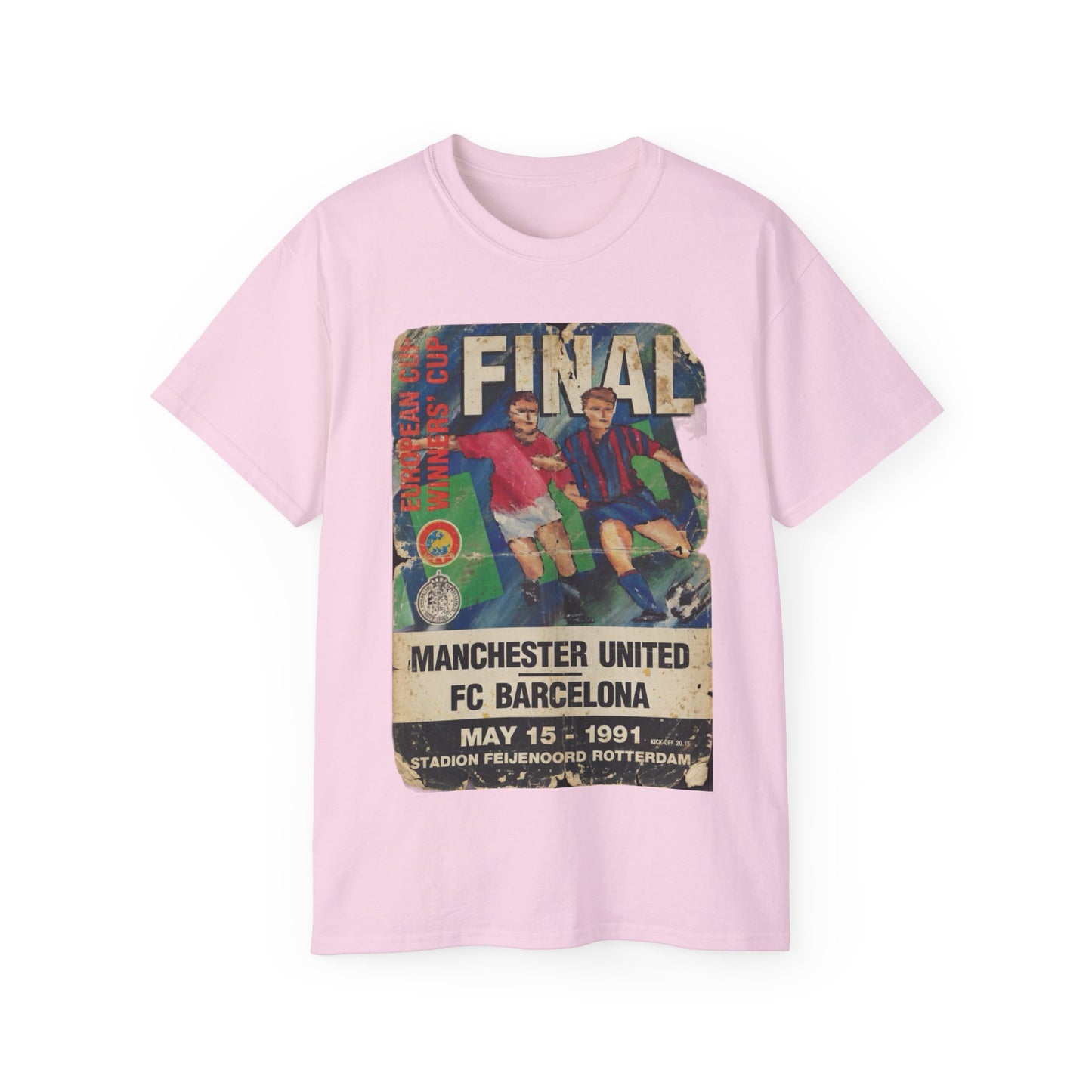 1991 Cup Winners Cup Final Poster Manchester United