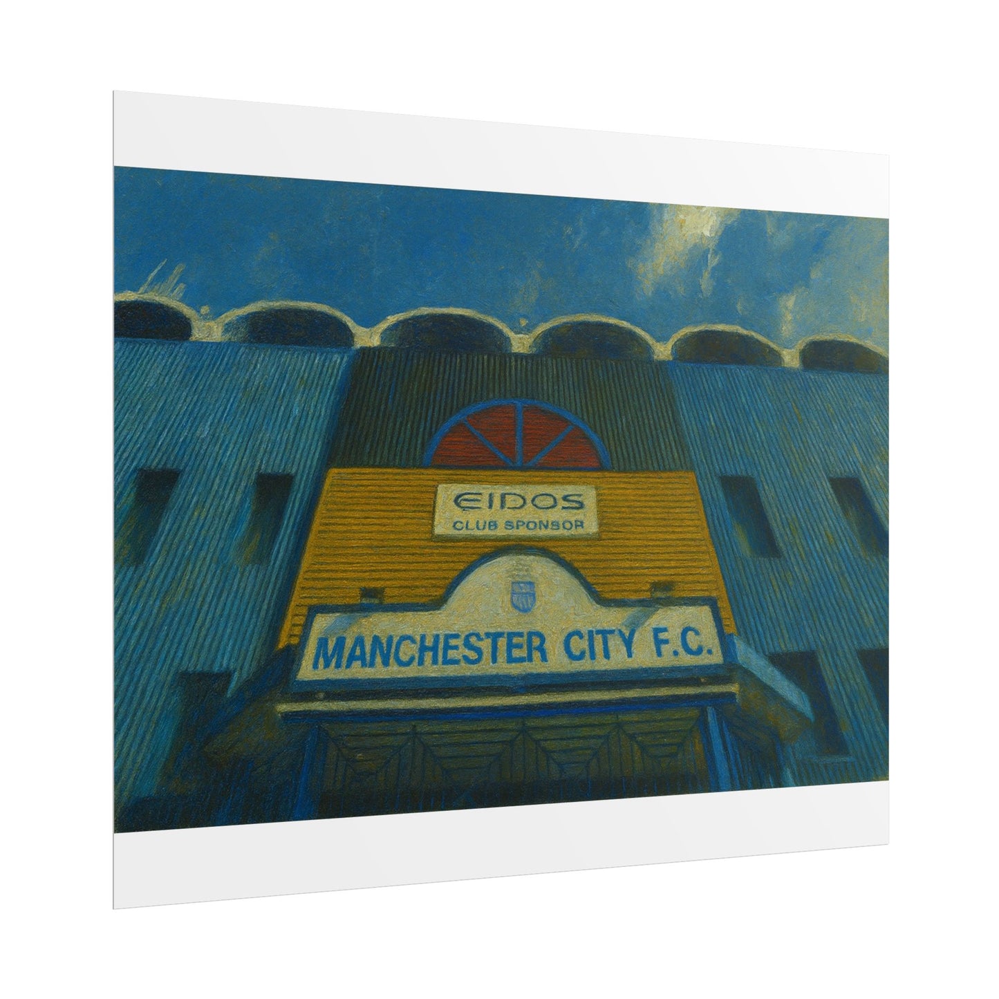Manchester City F.C. Maine Road Rolled Poster