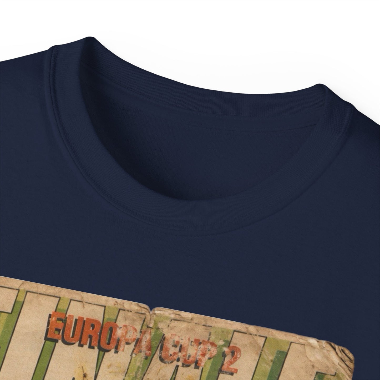 1985 European Cup Winners Cup Final Everton Rapid Vienna Poster Unisex Ultra Cotton Tee