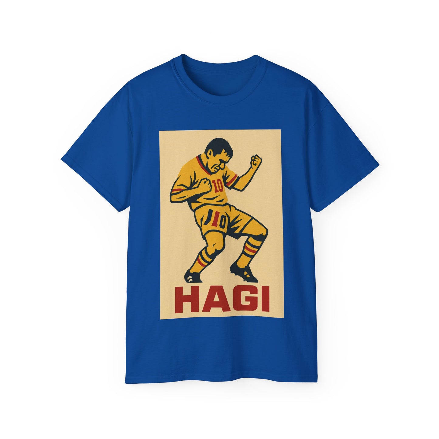 Gheorghe Hagi Propaganda Poster - Romania