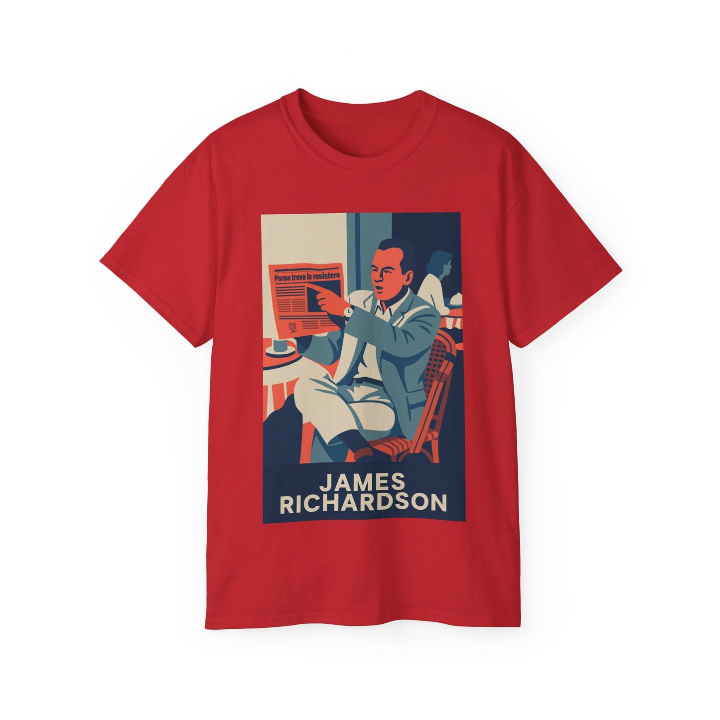 James Richardson Football Italia Channel 4 T-Shirt