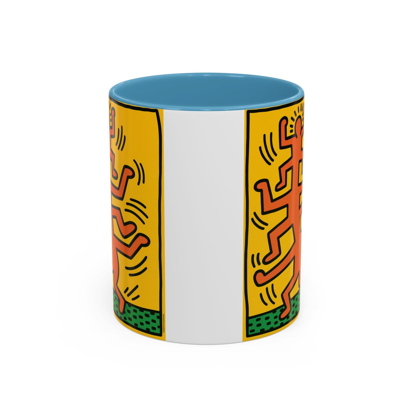Keith Haring Plate No. 1 (from the Growing suite) Orange Mug