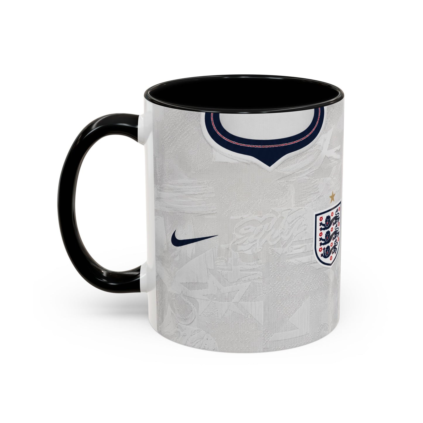 England 2026 World Cup Shirt Accent Coffee Mug (11, 15oz)