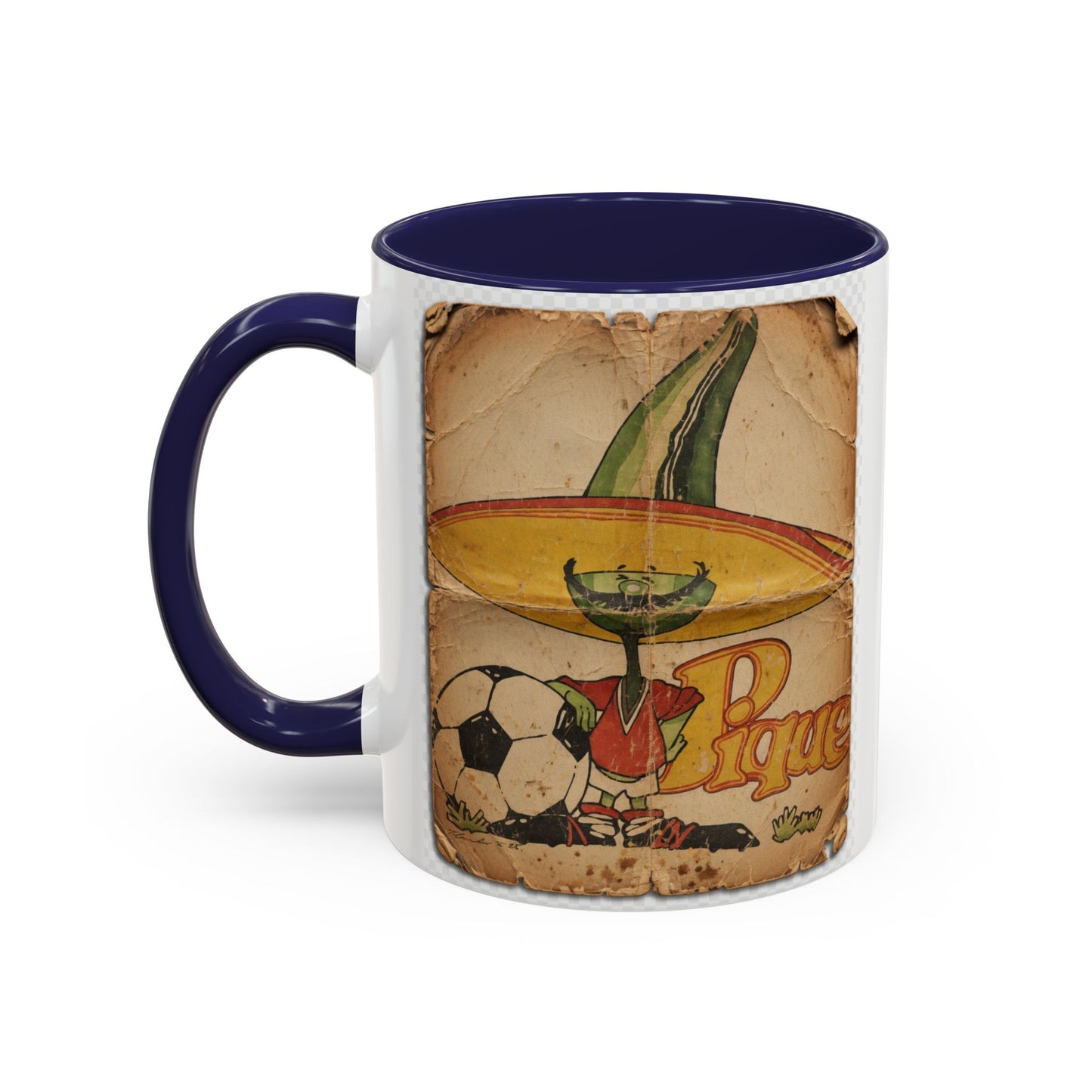 Mexico 86 Mascot Poster Pique Coffee Mug (11, 15oz)