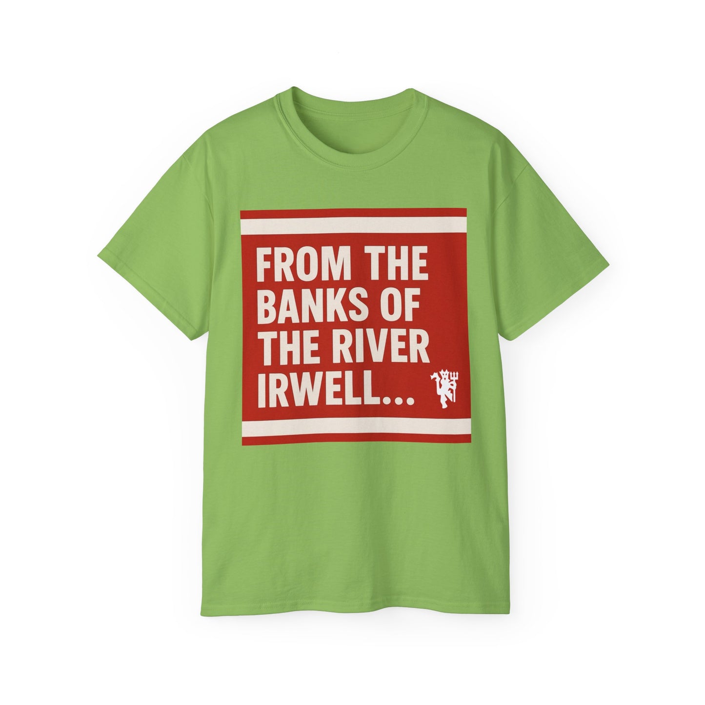 Manchester United From The Banks Of The River Irwell T-Shirt