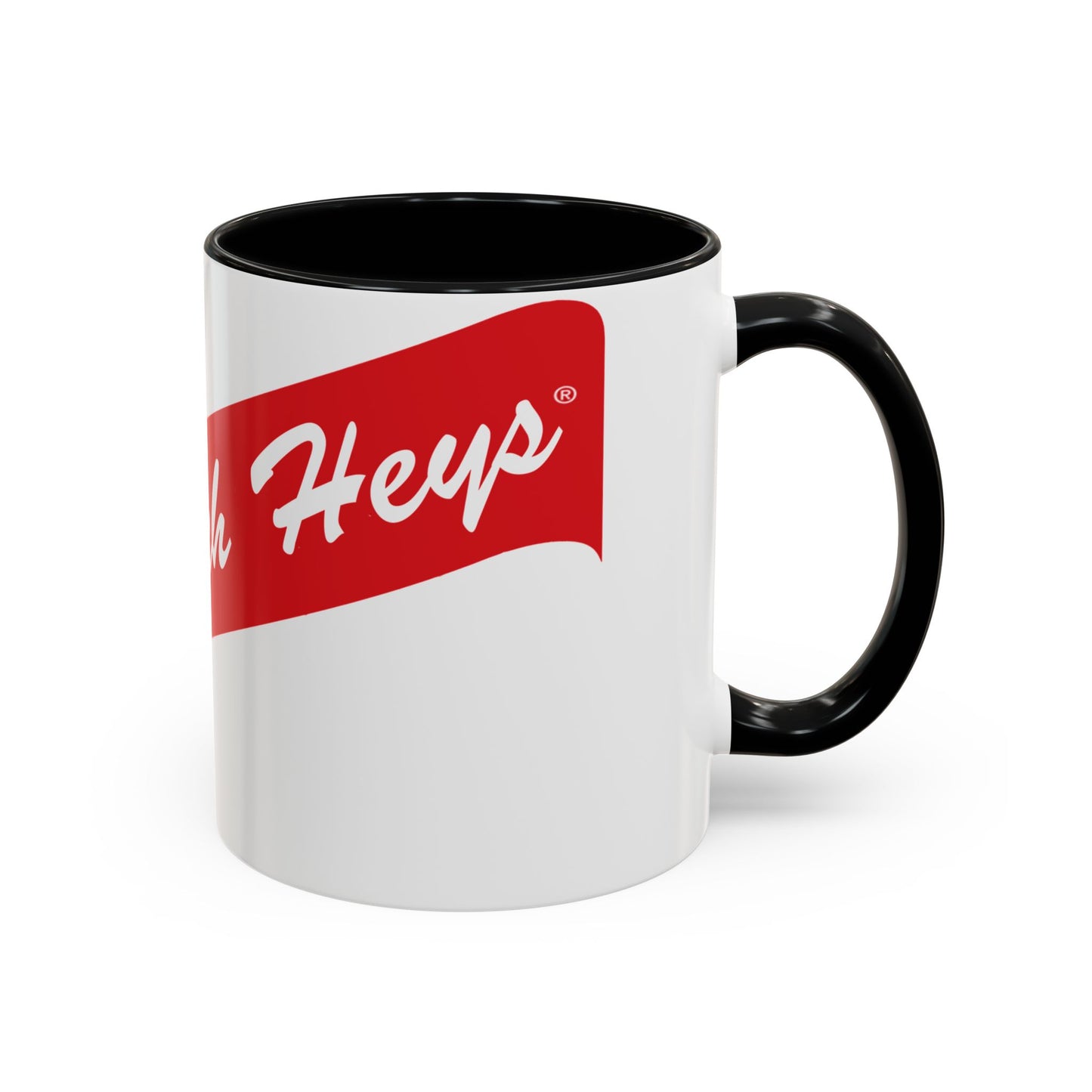 Prestwich Heys Red Stripe Accent Coffee Mug (11, 15oz)