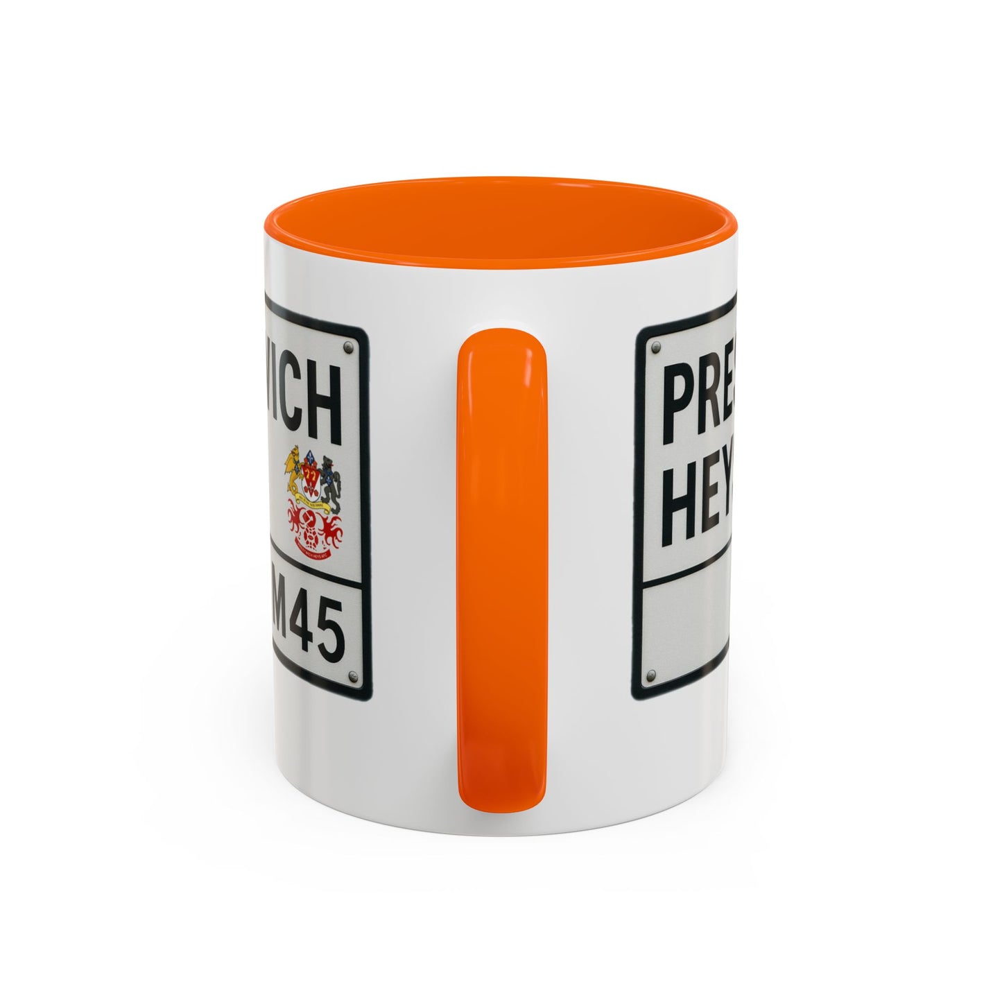Prestwich Heys Road Sign Accent Coffee Mug (11, 15oz)