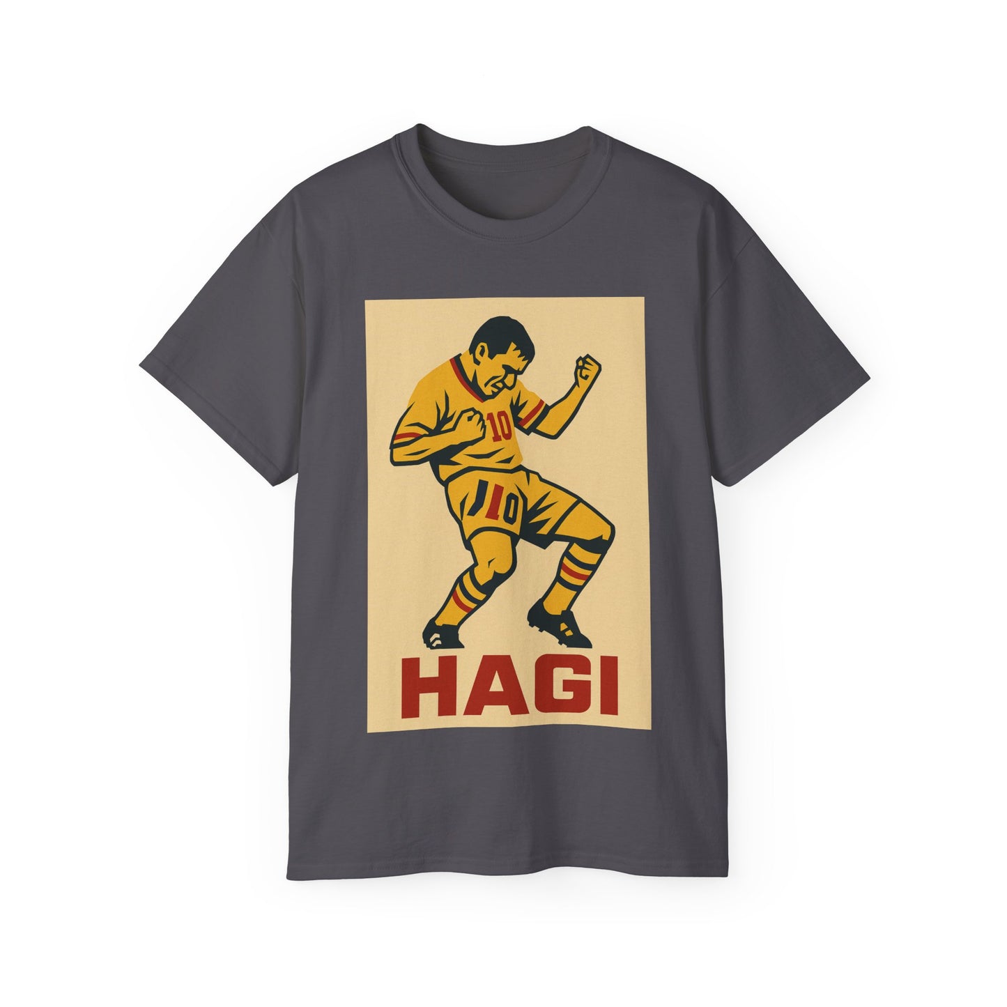 Gheorghe Hagi Propaganda Poster - Romania