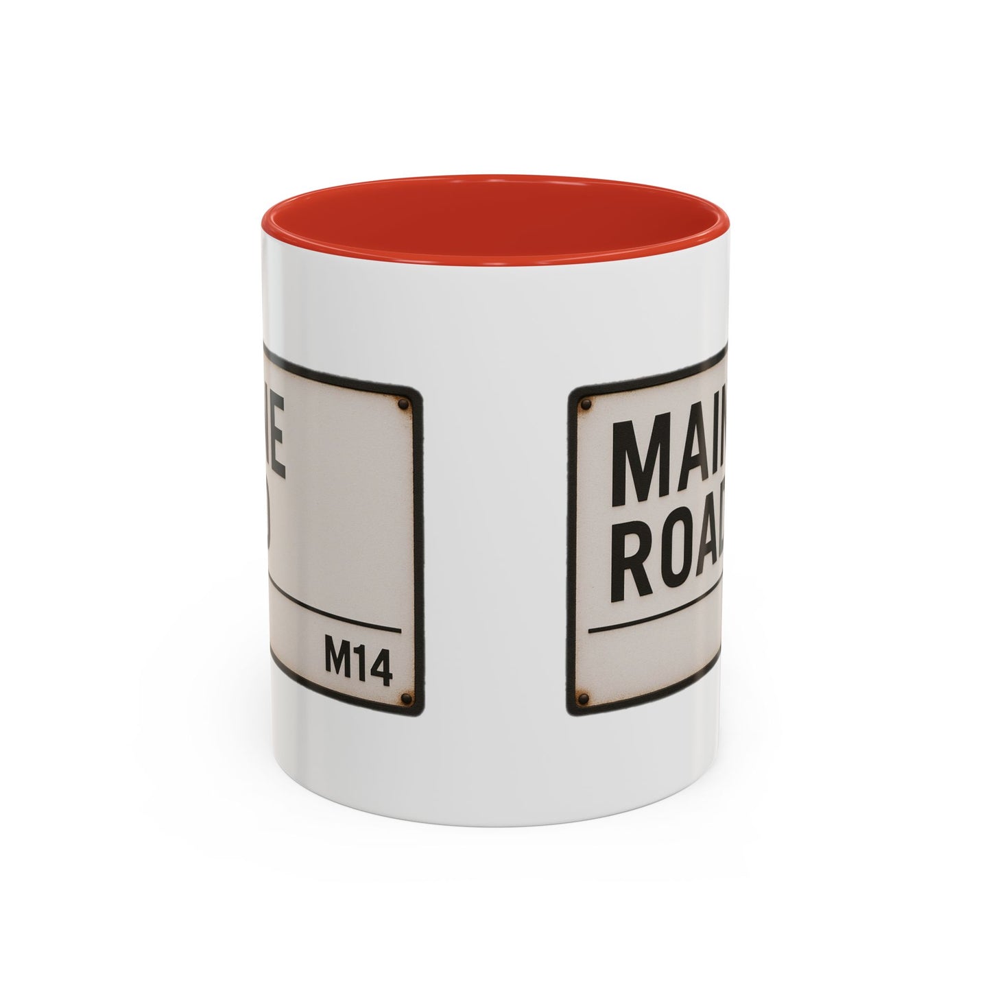 Maine Road Manchester City Road Sign Mug