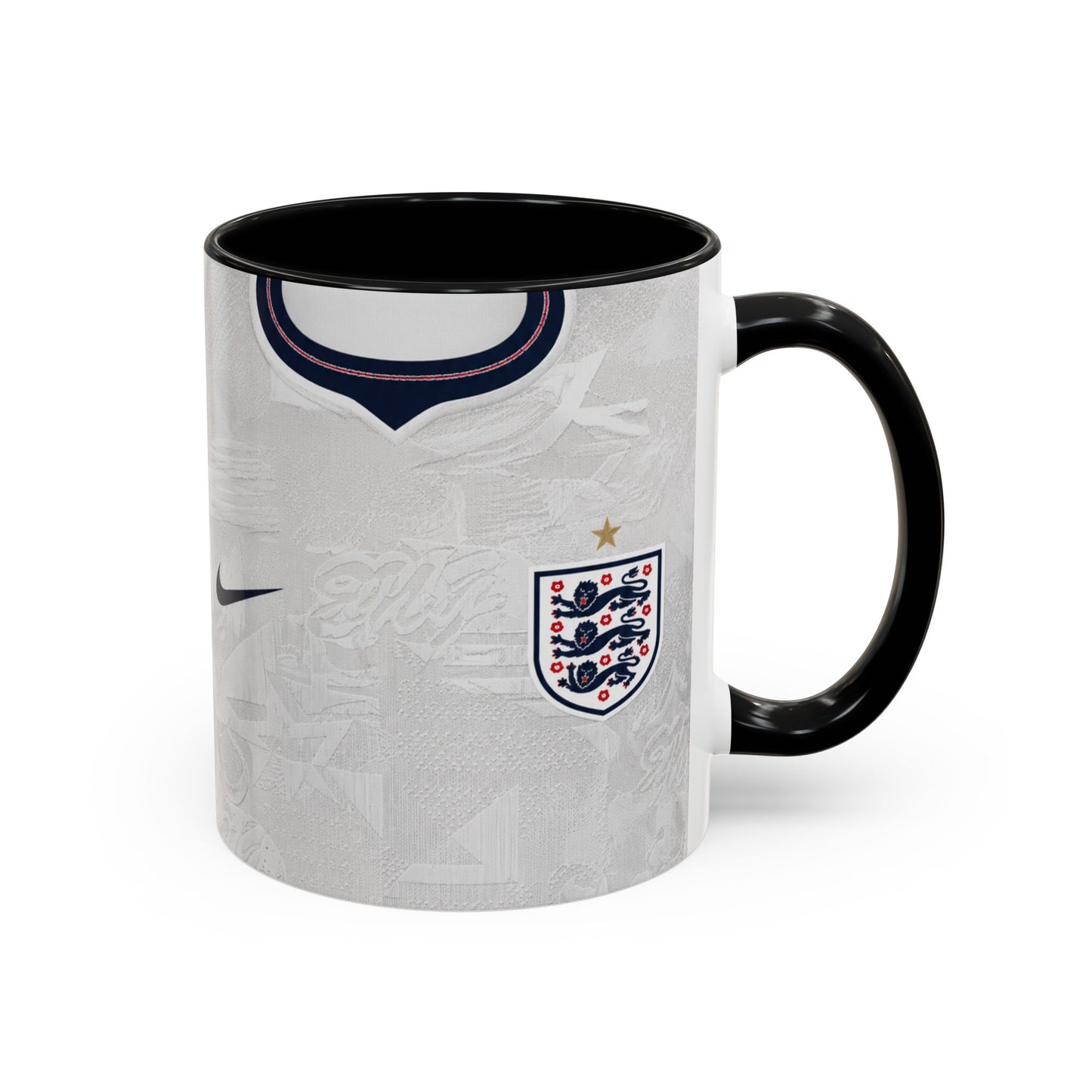 England 2026 World Cup Shirt Accent Coffee Mug (11, 15oz)