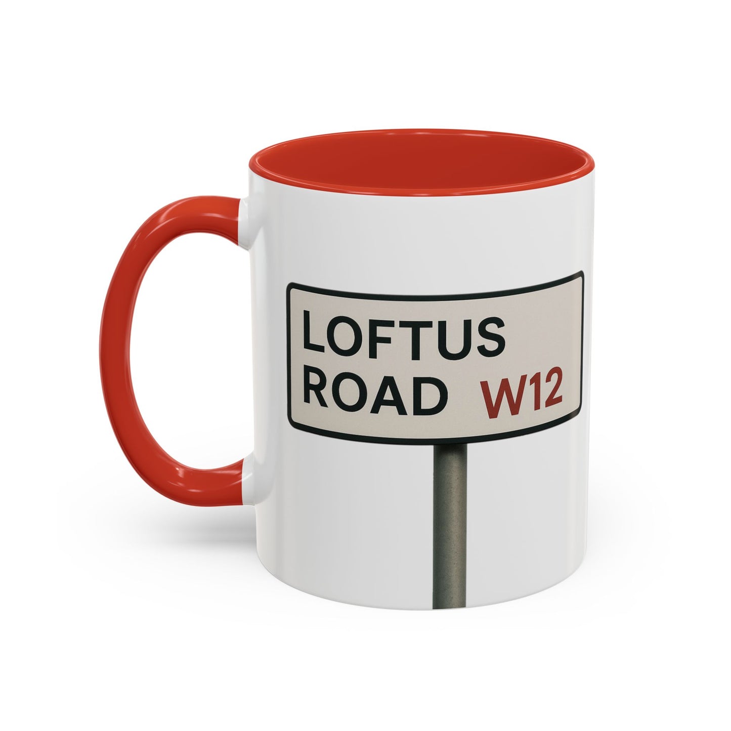 Loftus Road QPR Road Sign Mug