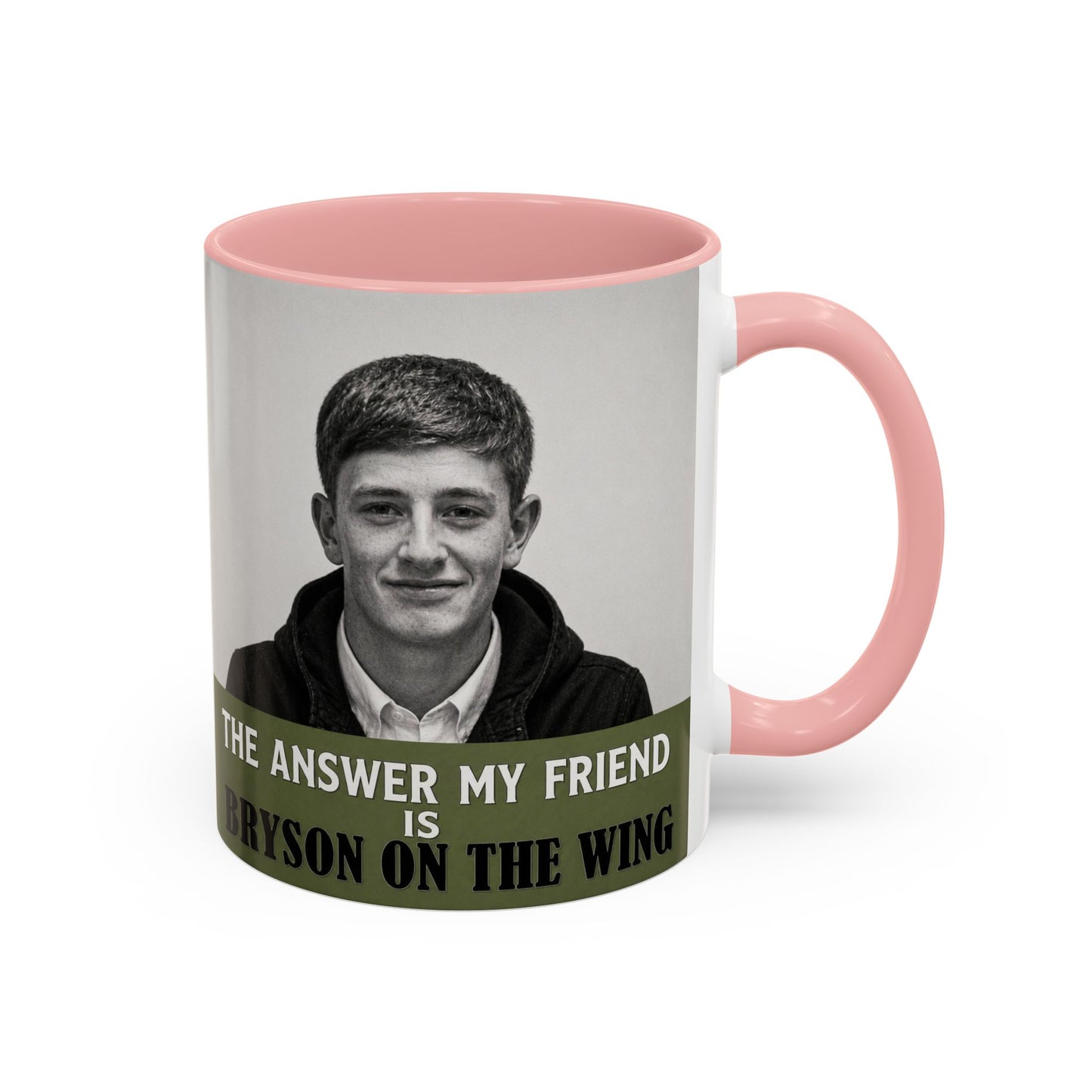 Bryson Appleton The Answer My Friend - Prestwich Heys Accent Coffee Mug (11, 15oz)