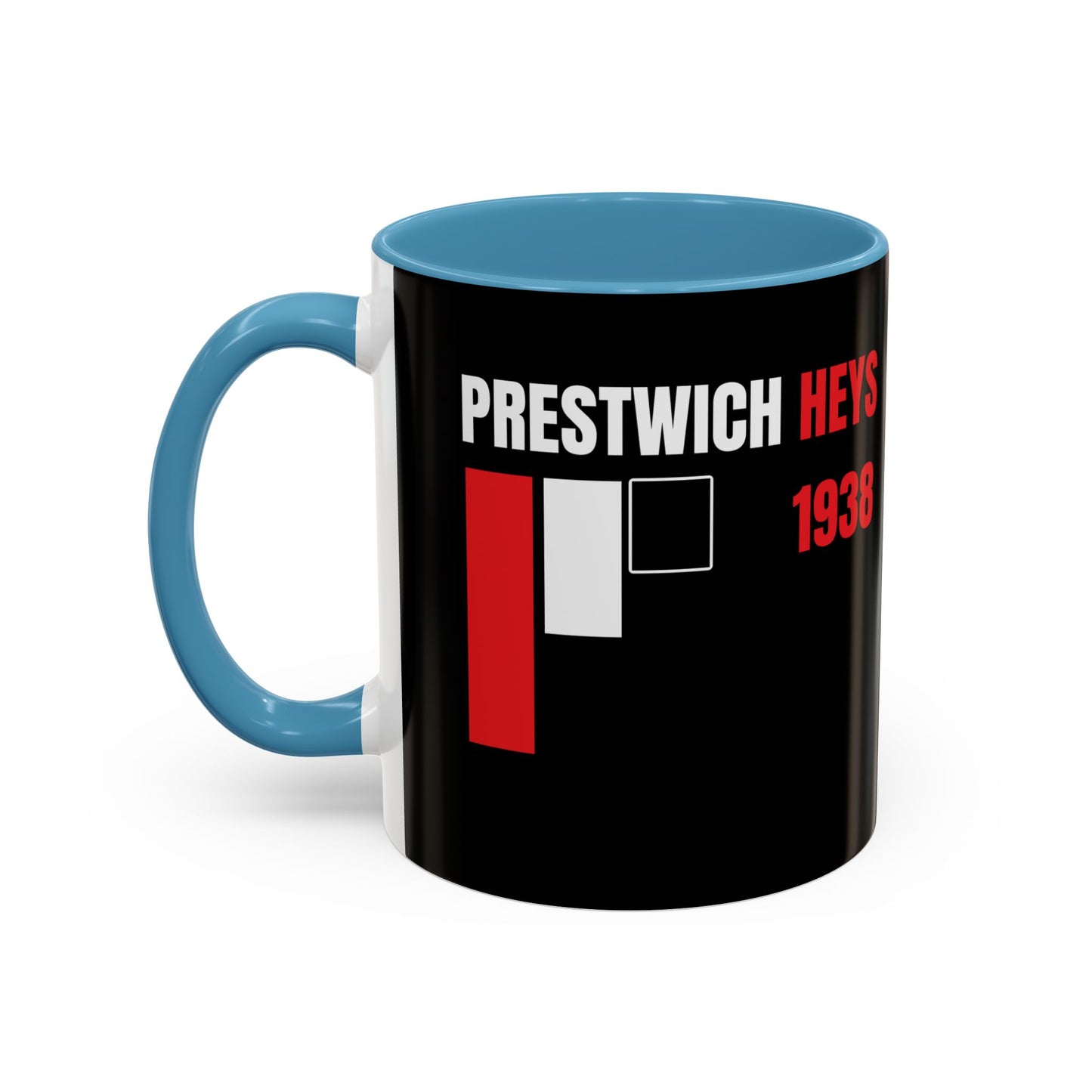 Prestwich Heys Stripes Accent Coffee Mug (11, 15oz)