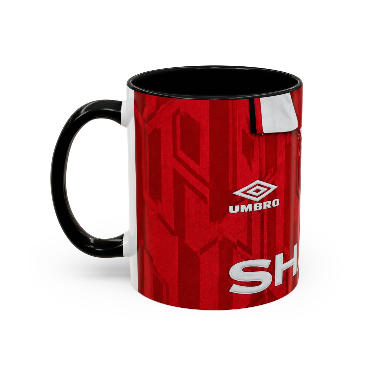 Manchester United 1992 - 94 Shirt Accent Coffee Mug (11, 15oz)