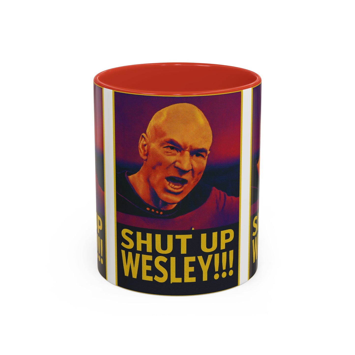Captain Picard Shut Up Wesley! Mug