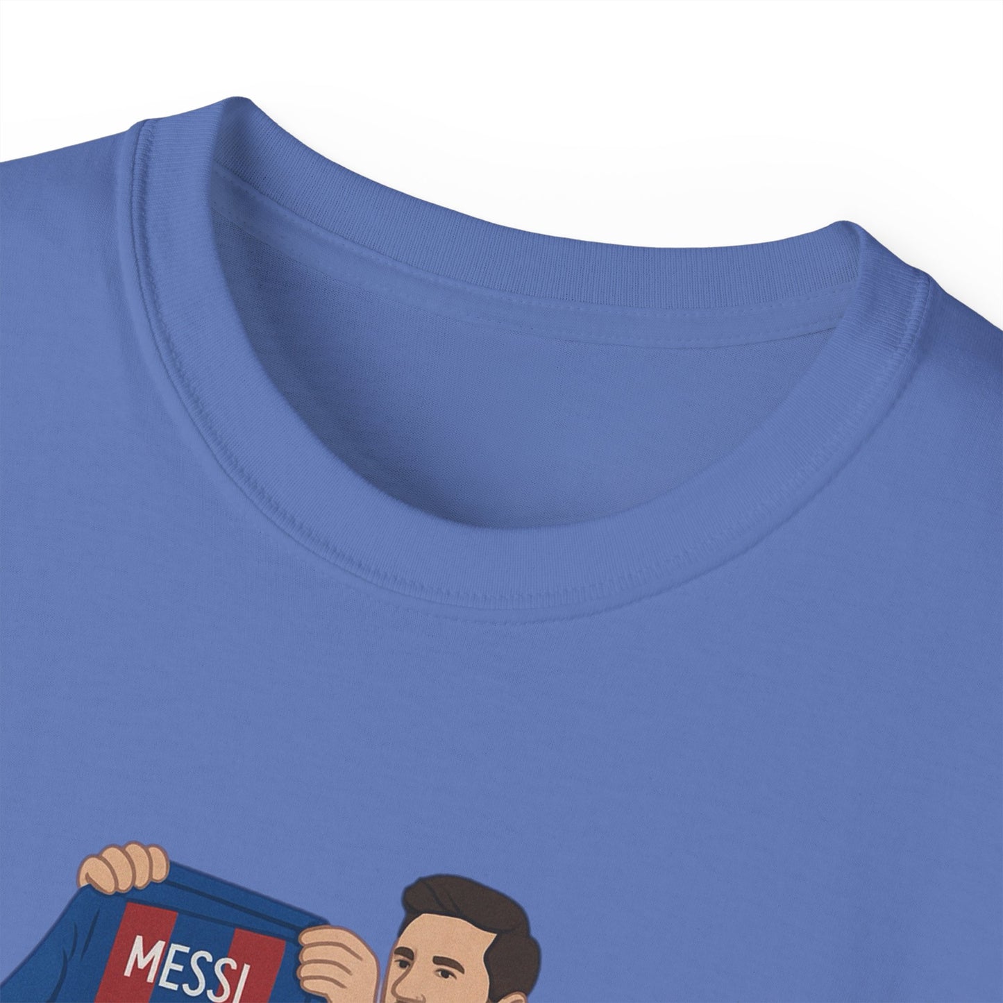 Lionel Messi Cartoon Subbuteo T-Shirt - Barcelona
