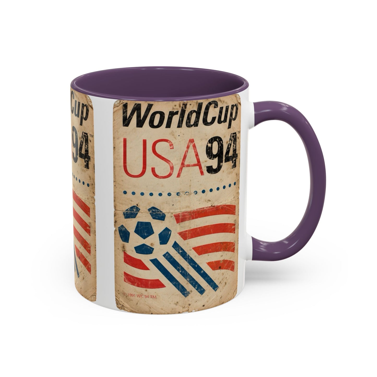 USA 94 World Cup Ball and Stripes Coffee Mug (11, 15oz)