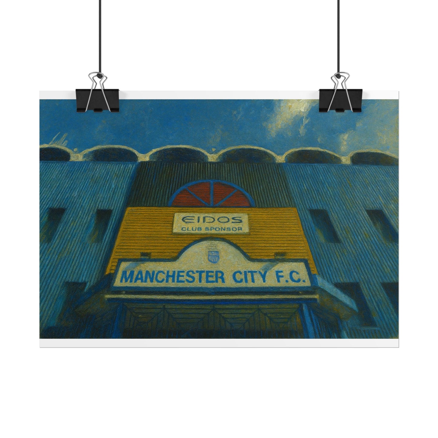 Manchester City F.C. Maine Road Rolled Poster
