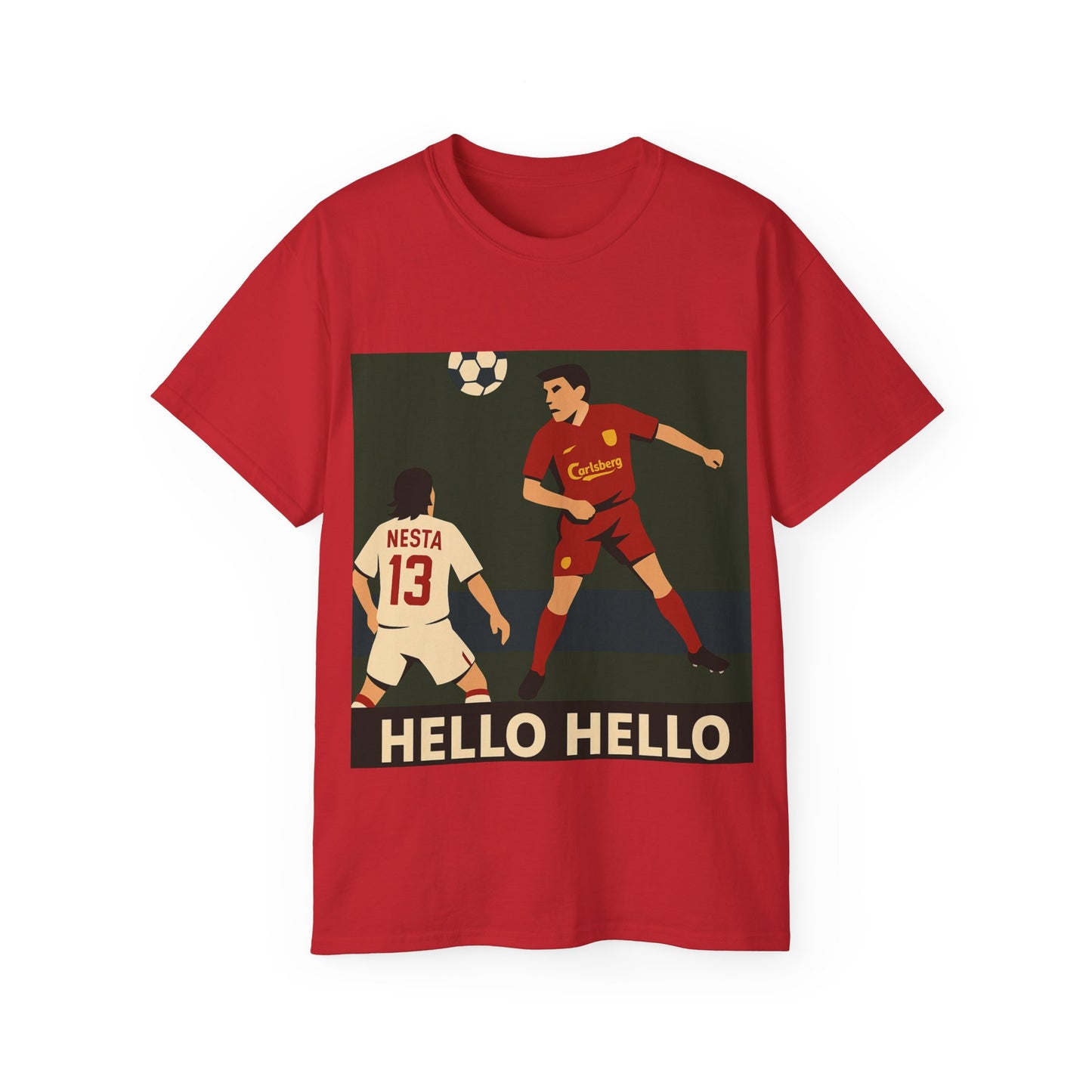 Hello Hello Steven Gerrard T-Shirt - Liverpool