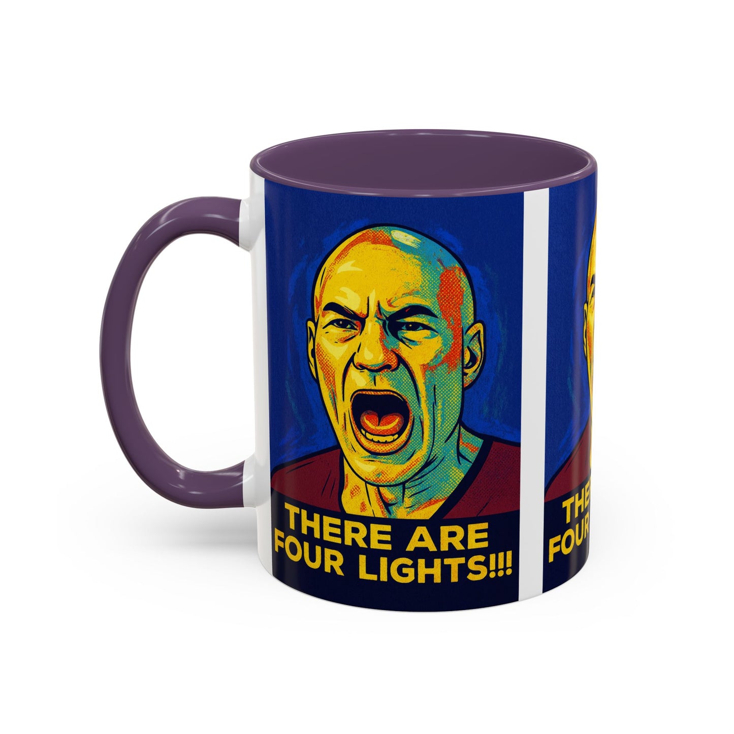 Star Trek Captain Picard Four Lights Mug